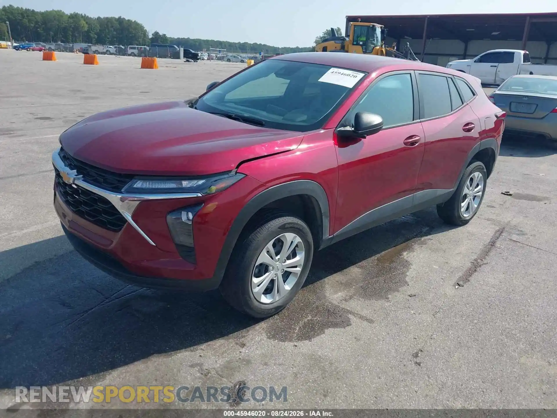 2 Photograph of a damaged car KL77LFEP9SC145163 CHEVROLET TRAX 2025