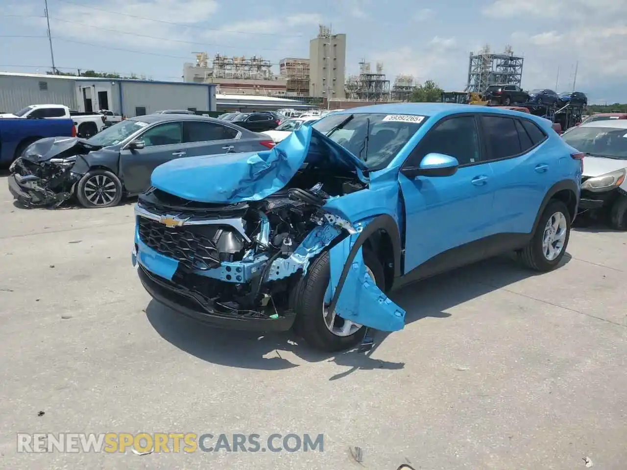 1 Photograph of a damaged car KL77LFEP9SC210738 CHEVROLET TRAX 2025
