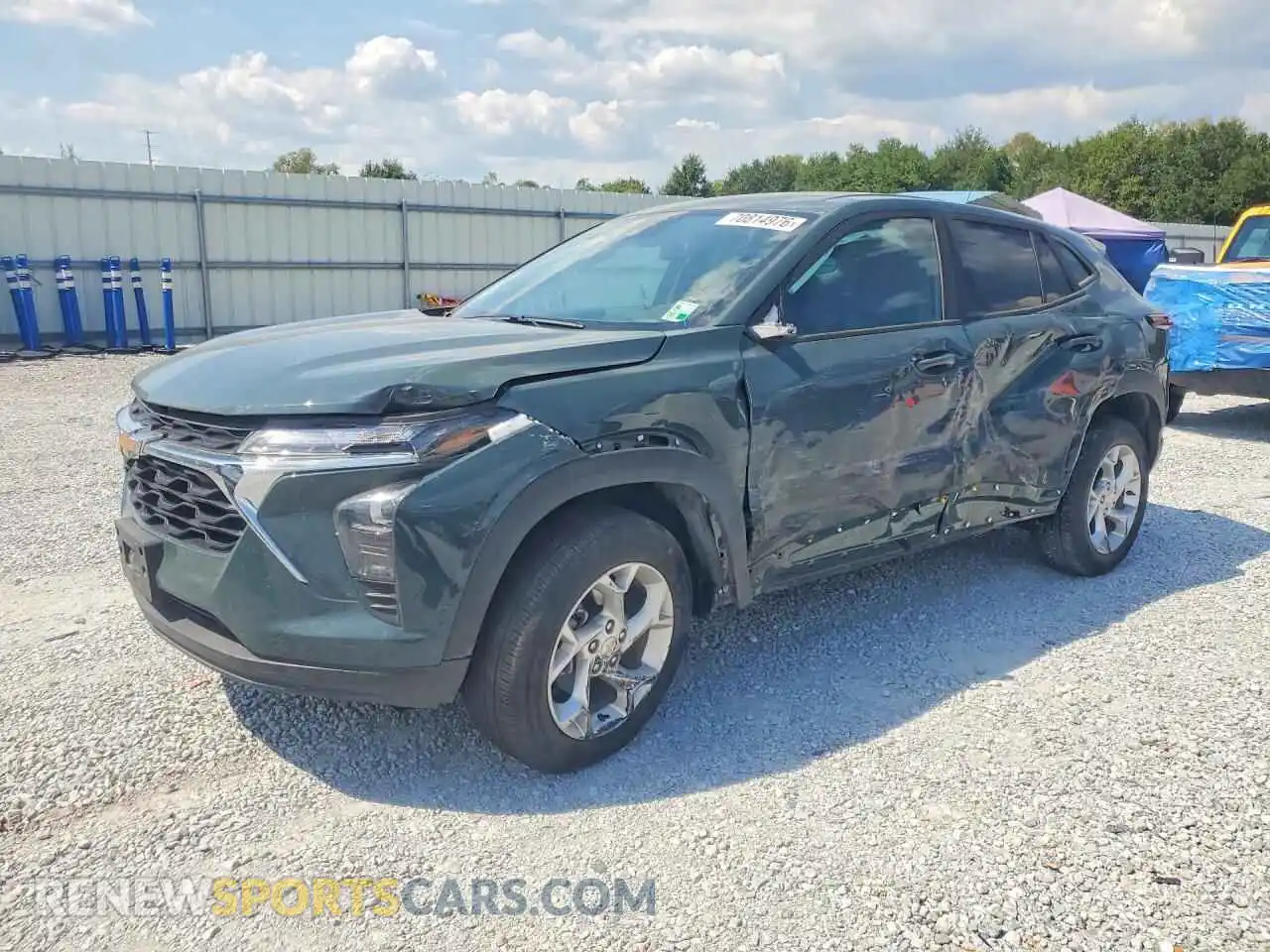 1 Photograph of a damaged car KL77LFEP9SC274858 CHEVROLET TRAX 2025