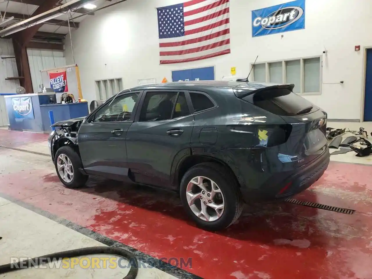 2 Фотография поврежденного автомобиля KL77LFEPXSC088326 CHEVROLET TRAX 2025