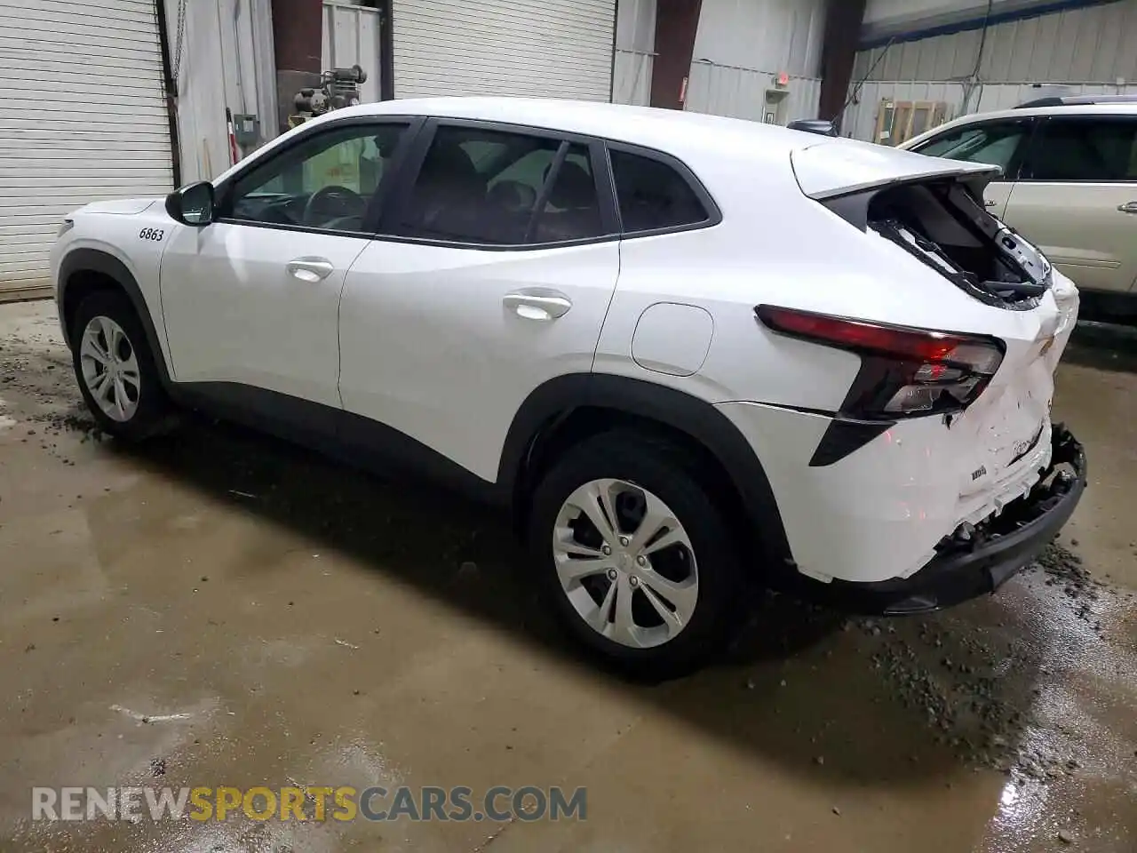 2 Photograph of a damaged car KL77LFEPXSC096863 CHEVROLET TRAX 2025