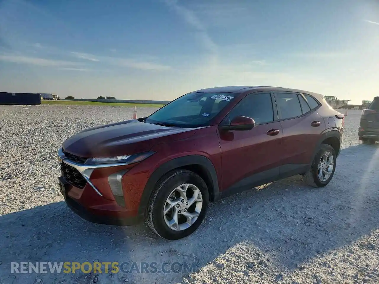 1 Photograph of a damaged car KL77LFEPXSC188149 CHEVROLET TRAX 2025