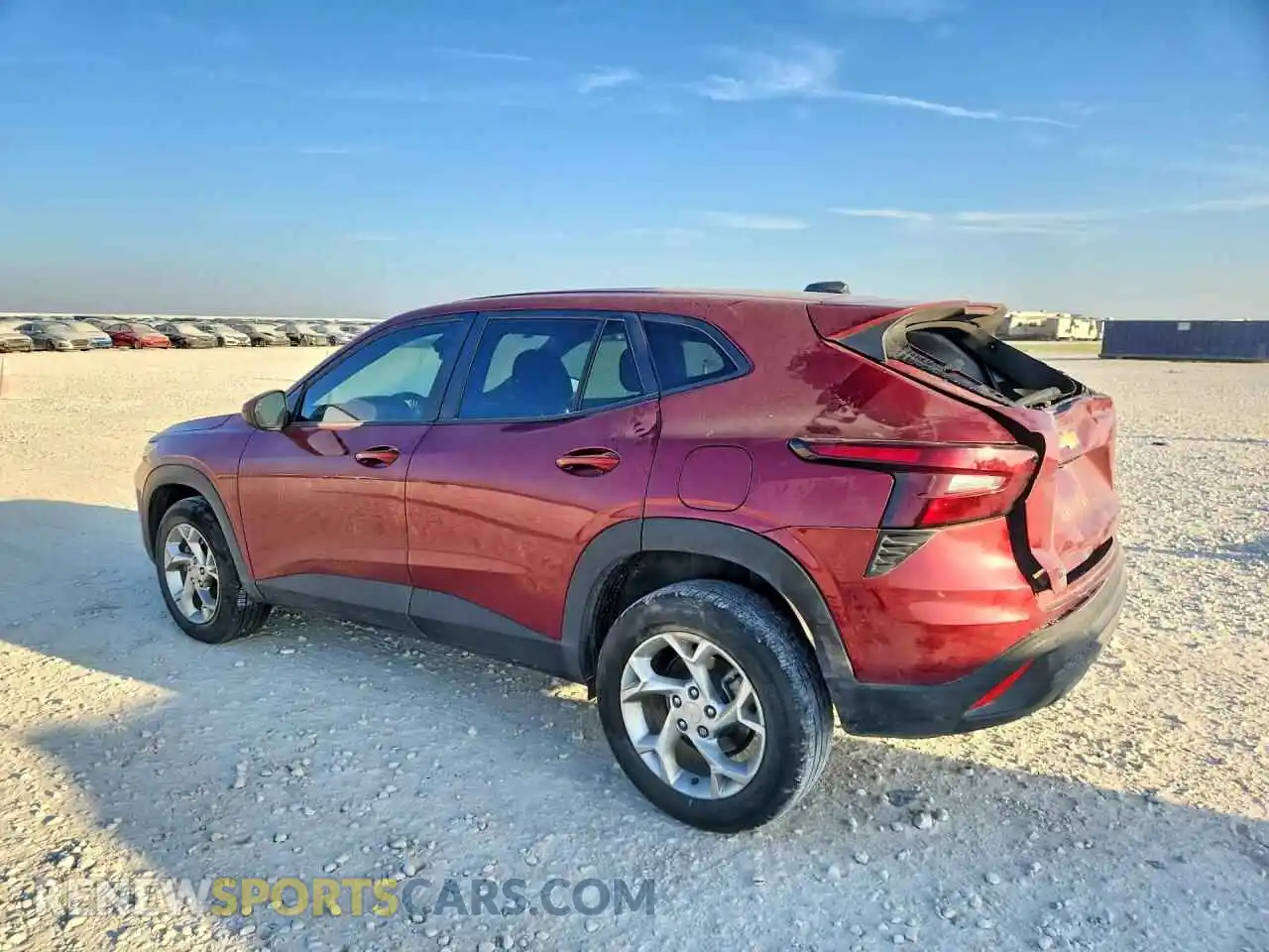 2 Photograph of a damaged car KL77LFEPXSC188149 CHEVROLET TRAX 2025