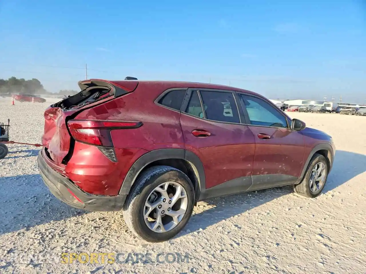 3 Photograph of a damaged car KL77LFEPXSC188149 CHEVROLET TRAX 2025