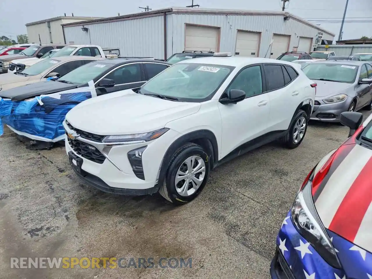 1 fotografías del automóvil dañado KL77LFEPXSC201398 CHEVROLET TRAX 2025
