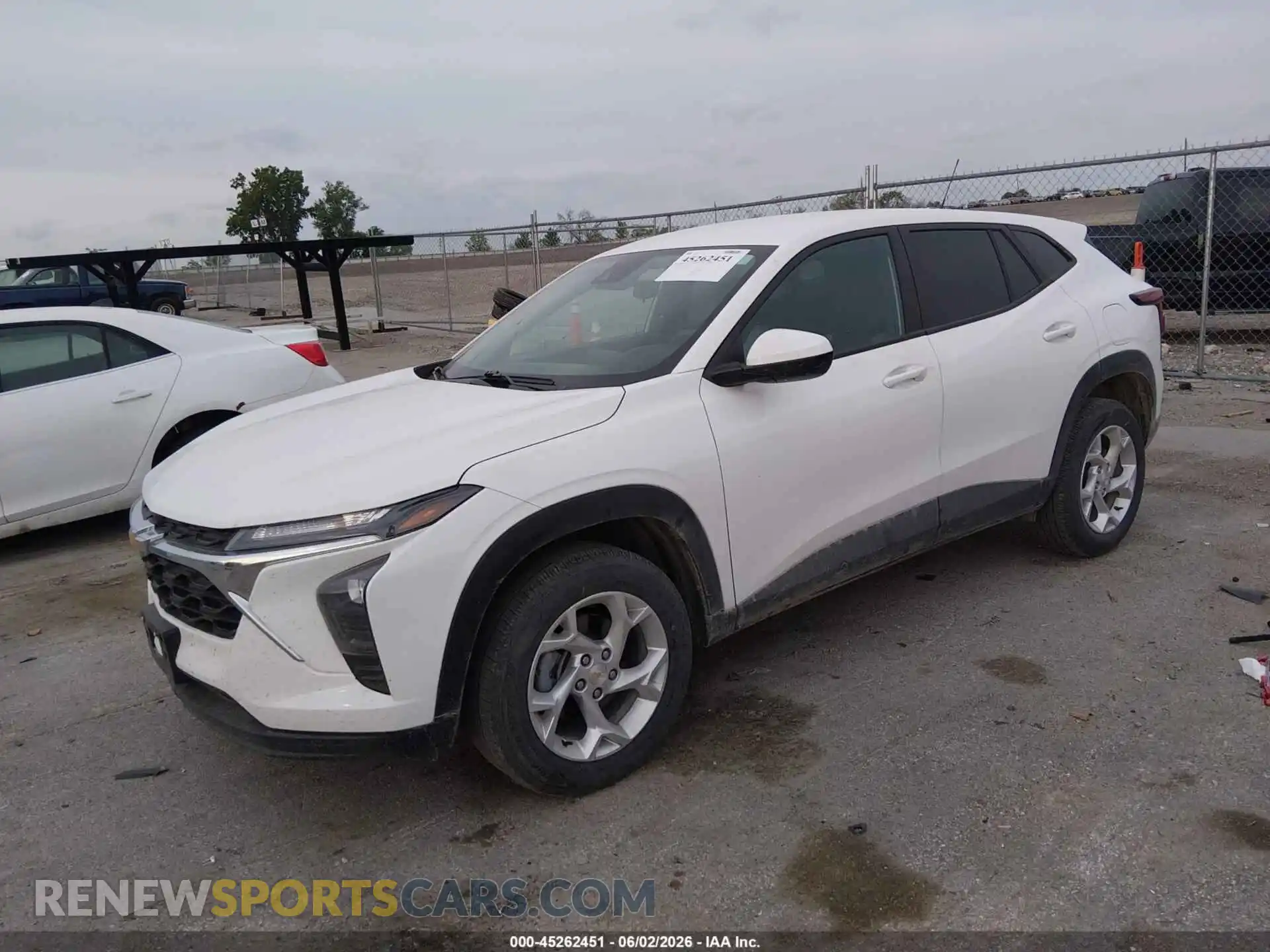 2 Photograph of a damaged car KL77LFEPXSC229248 CHEVROLET TRAX 2025