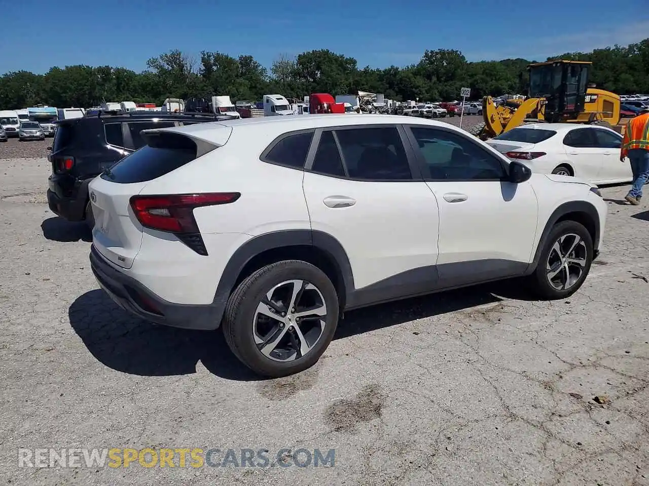 3 Фотография поврежденного автомобиля KL77LGEP0SC017254 CHEVROLET TRAX 2025