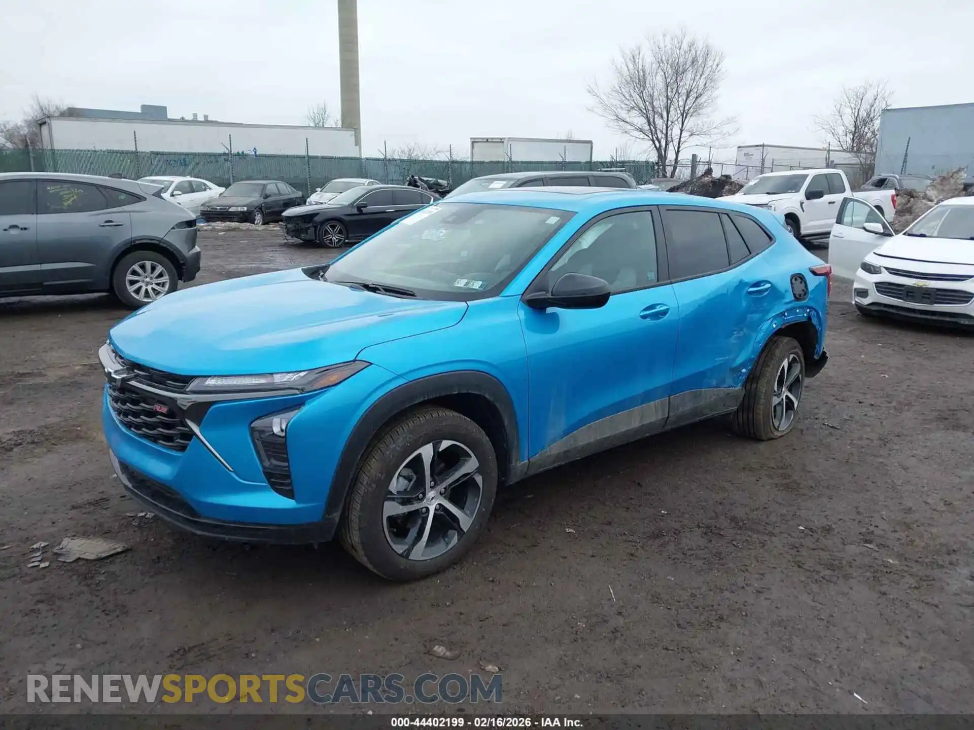 2 Фотография поврежденного автомобиля KL77LGEP0SC116057 CHEVROLET TRAX 2025