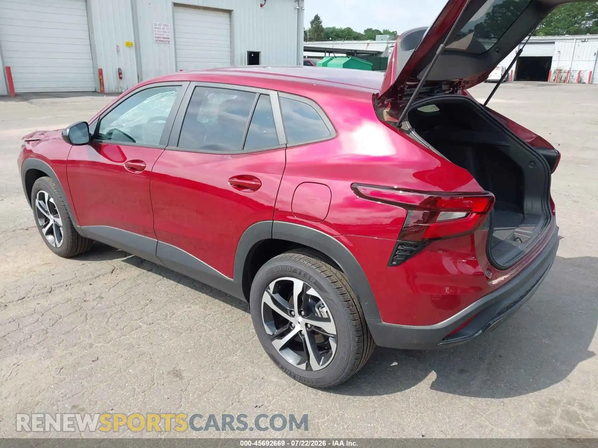 3 Photograph of a damaged car KL77LGEP0SC127155 CHEVROLET TRAX 2025