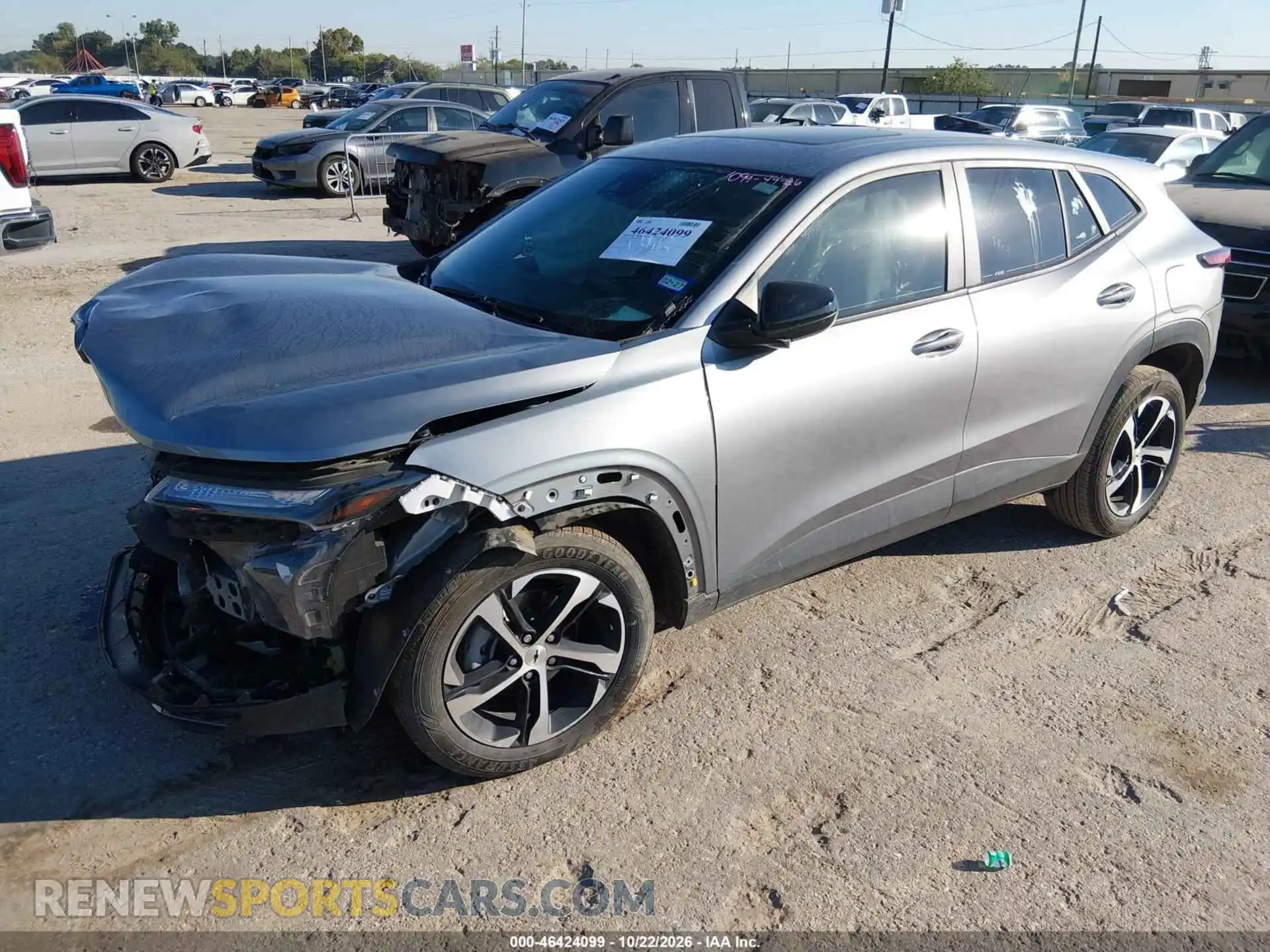 2 Фотография поврежденного автомобиля KL77LGEP1SC191608 CHEVROLET TRAX 2025