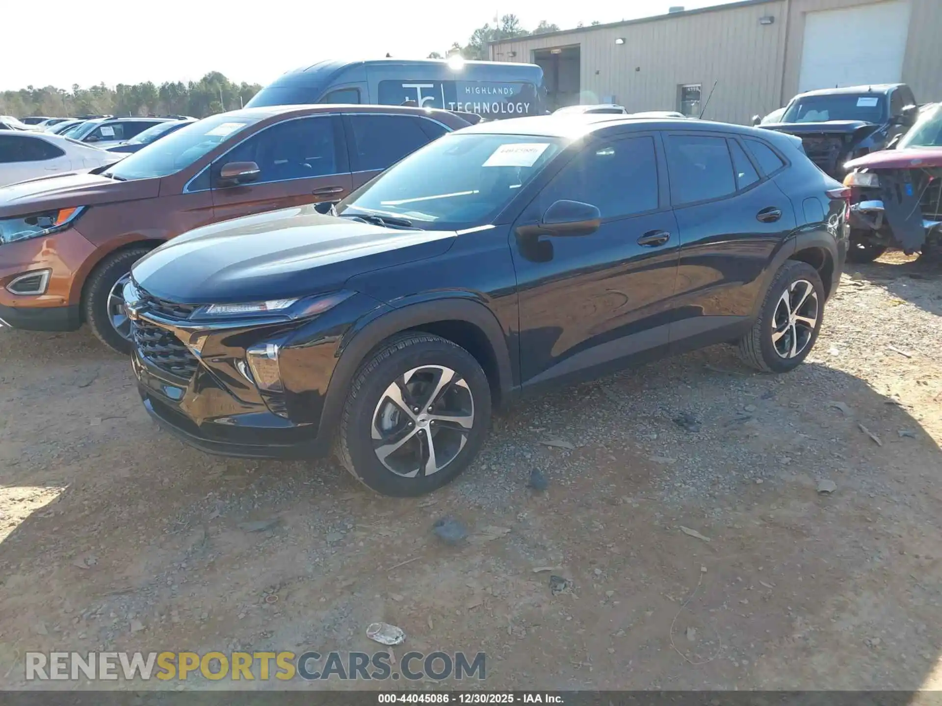2 Photograph of a damaged car KL77LGEP1SC284404 CHEVROLET TRAX 2025