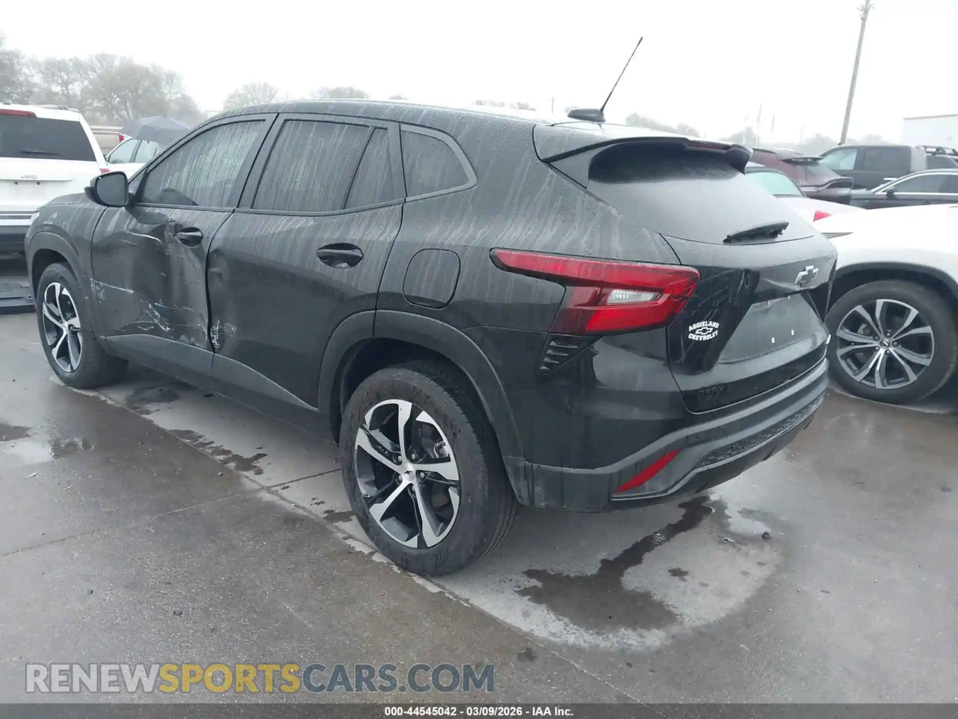 3 Photograph of a damaged car KL77LGEP2SC284928 CHEVROLET TRAX 2025