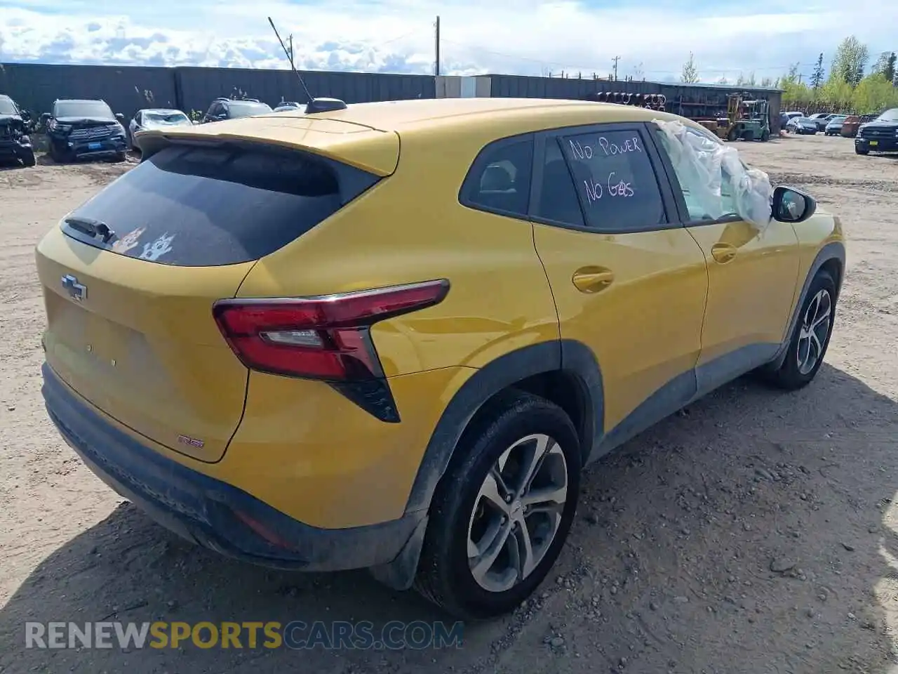 3 Фотография поврежденного автомобиля KL77LGEP3SC017104 CHEVROLET TRAX 2025