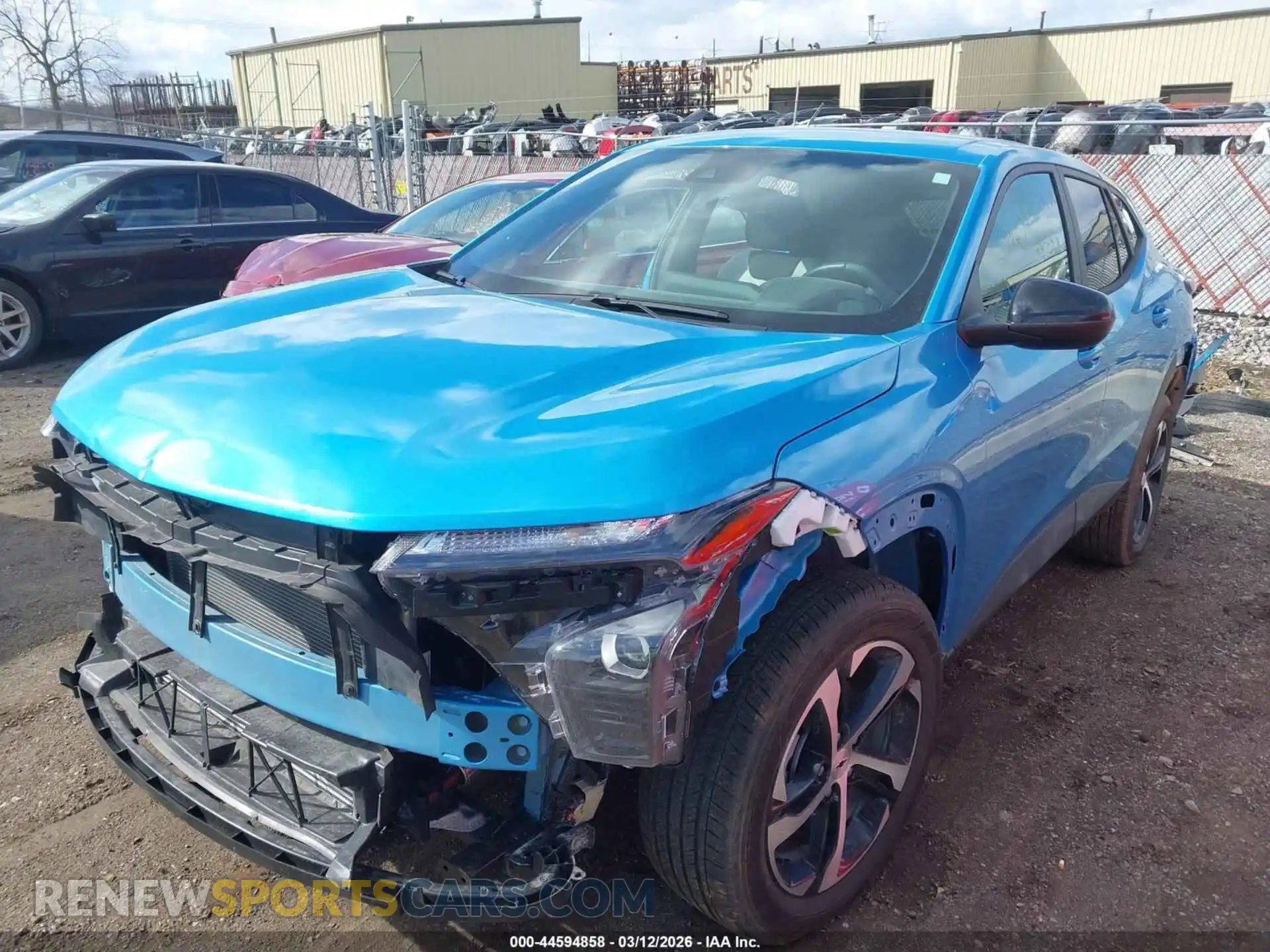 2 Photograph of a damaged car KL77LGEP3SC062849 CHEVROLET TRAX 2025