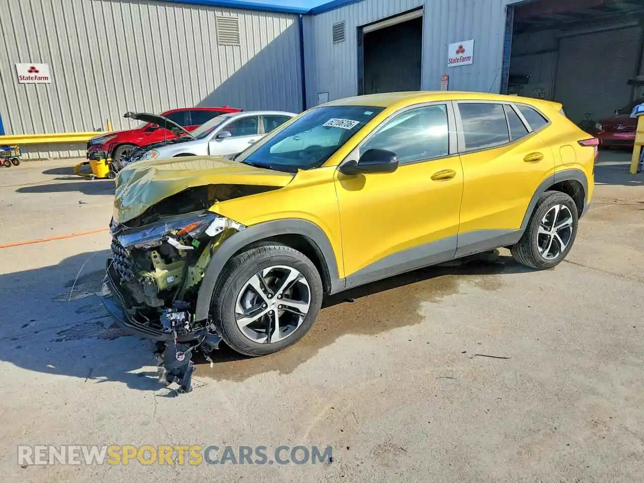 2 fotografías del automóvil dañado KL77LGEP3SC069140 CHEVROLET TRAX 2025
