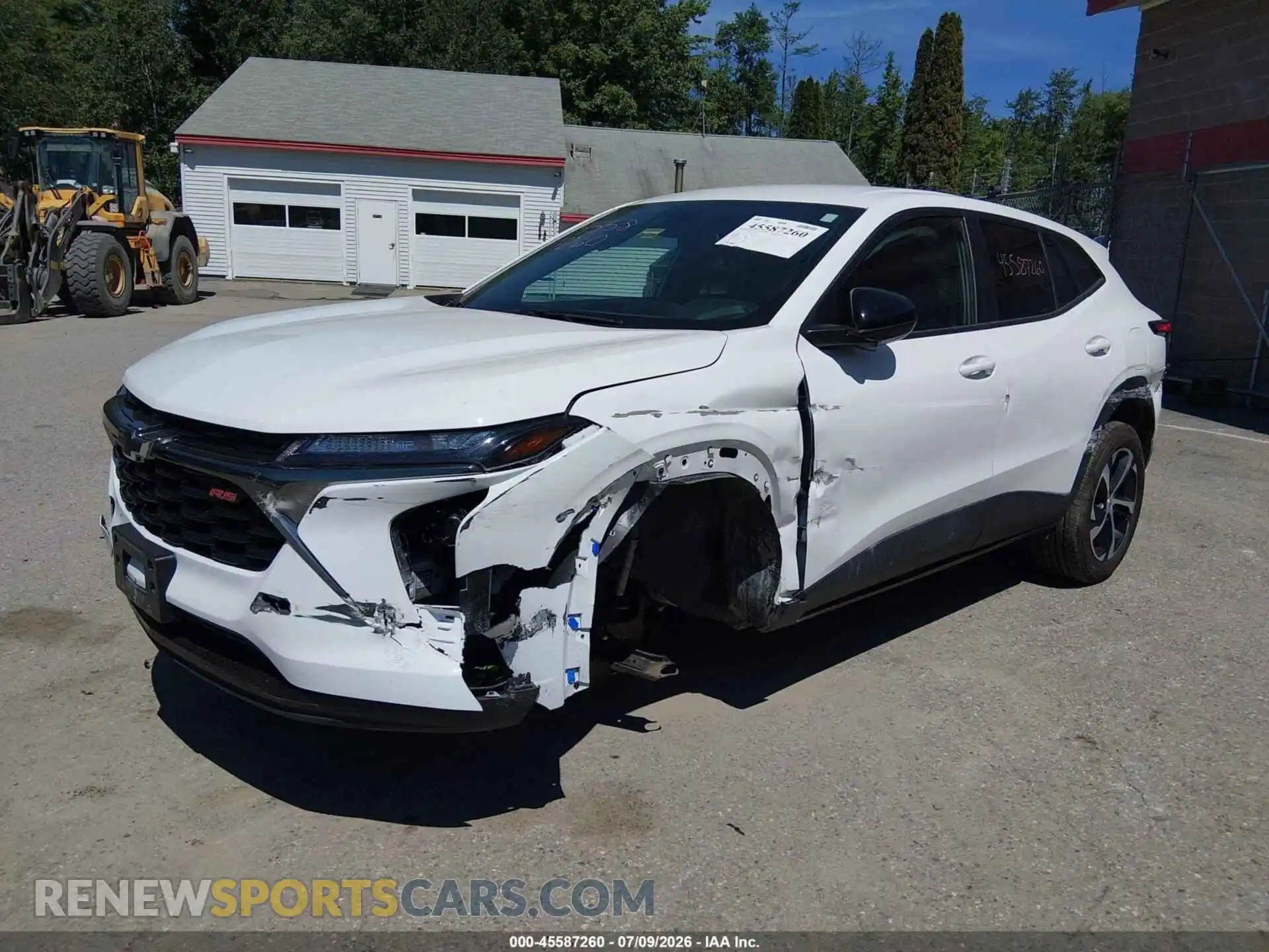 2 Photograph of a damaged car KL77LGEP3SC312039 CHEVROLET TRAX 2025