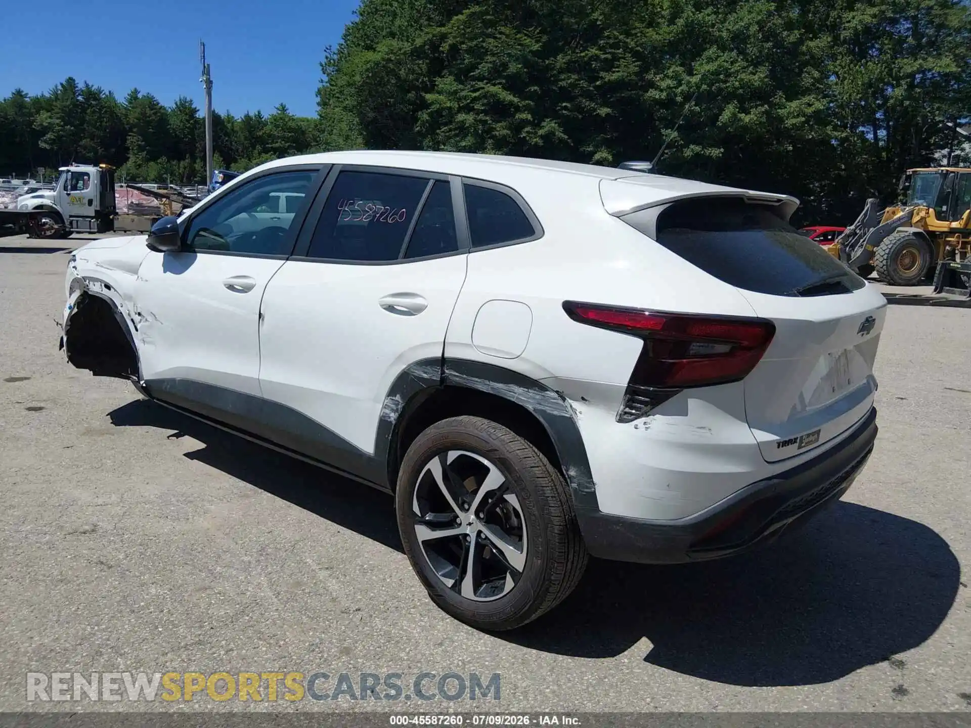 3 Photograph of a damaged car KL77LGEP3SC312039 CHEVROLET TRAX 2025
