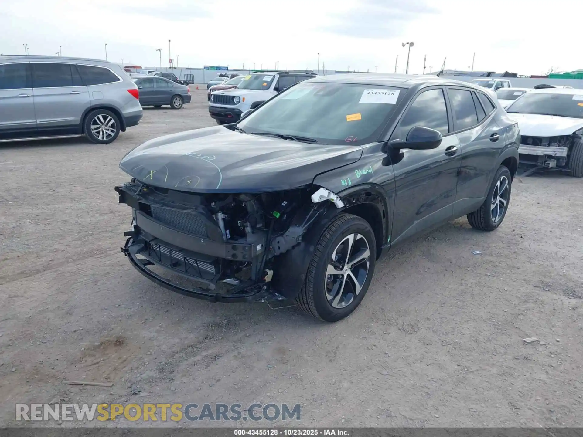 2 Photograph of a damaged car KL77LGEP3SC328922 CHEVROLET TRAX 2025