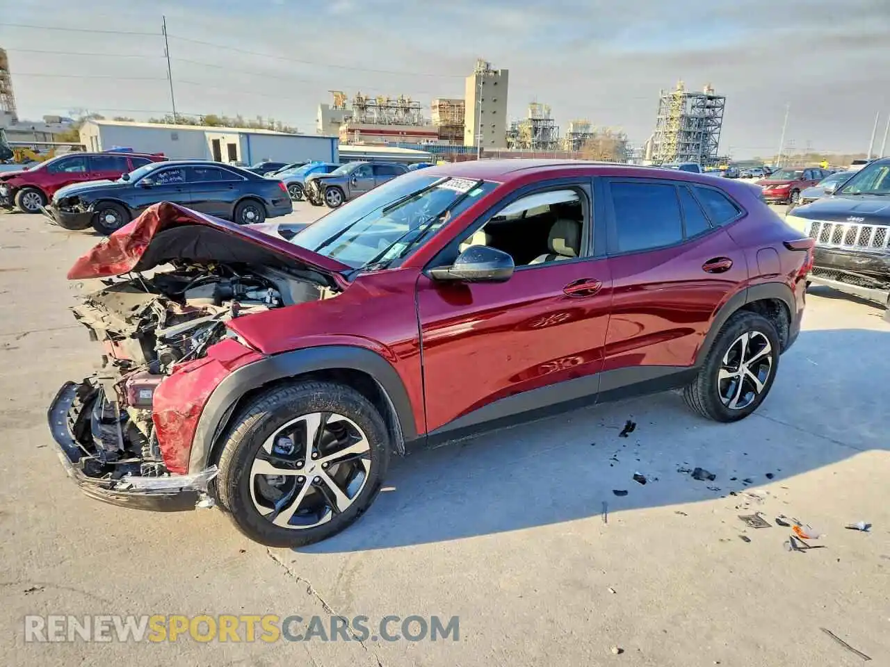 1 Photograph of a damaged car KL77LGEP4SC006001 CHEVROLET TRAX 2025