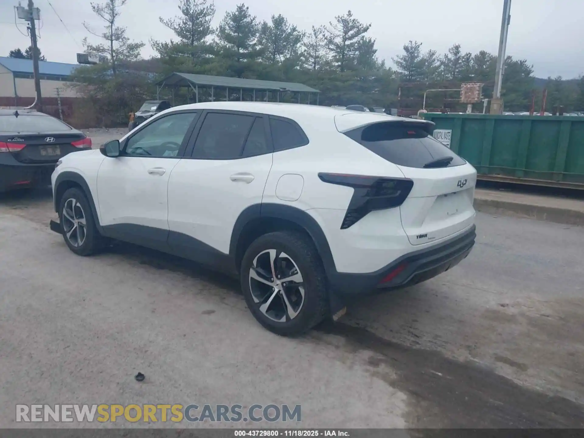 3 Photograph of a damaged car KL77LGEP4SC070748 CHEVROLET TRAX 2025