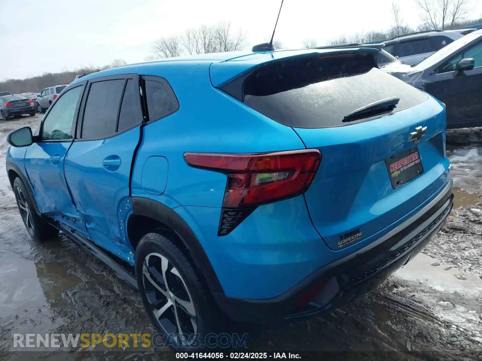 3 fotografías del automóvil dañado KL77LGEP4SC098663 CHEVROLET TRAX 2025