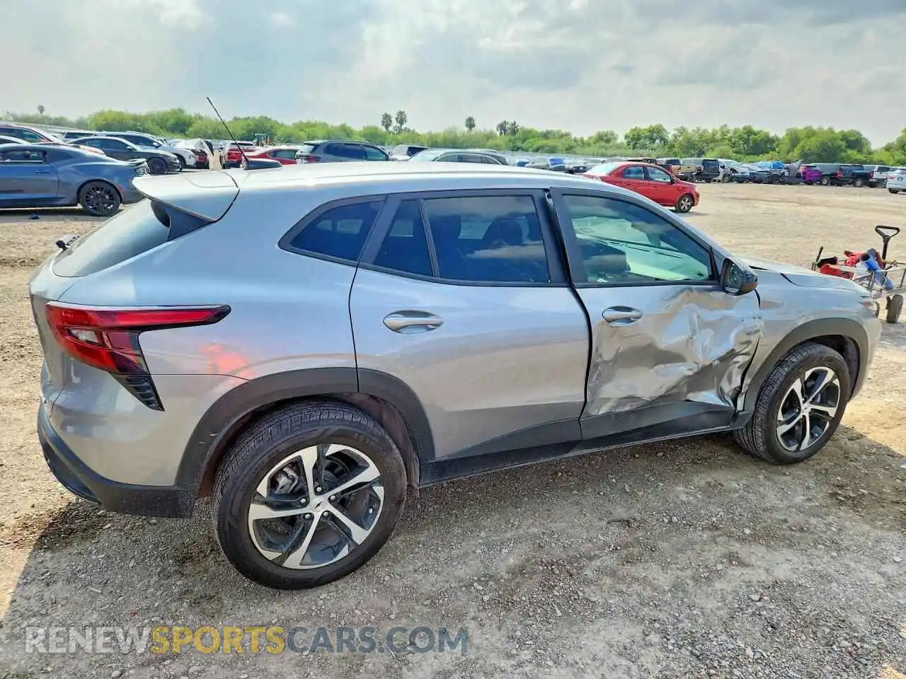 3 Photograph of a damaged car KL77LGEP4SC130561 CHEVROLET TRAX 2025