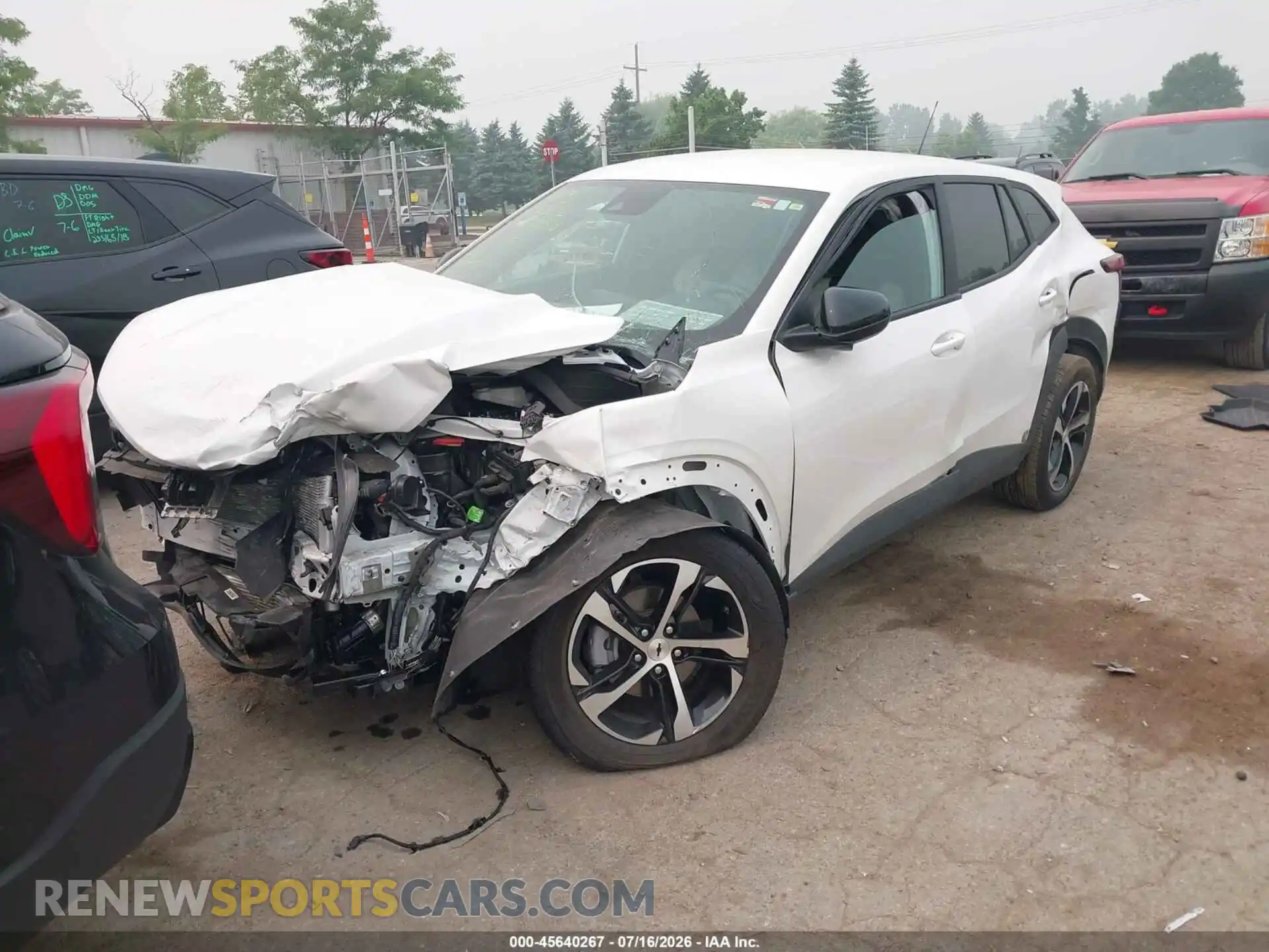 2 Photograph of a damaged car KL77LGEP4SC271582 CHEVROLET TRAX 2025