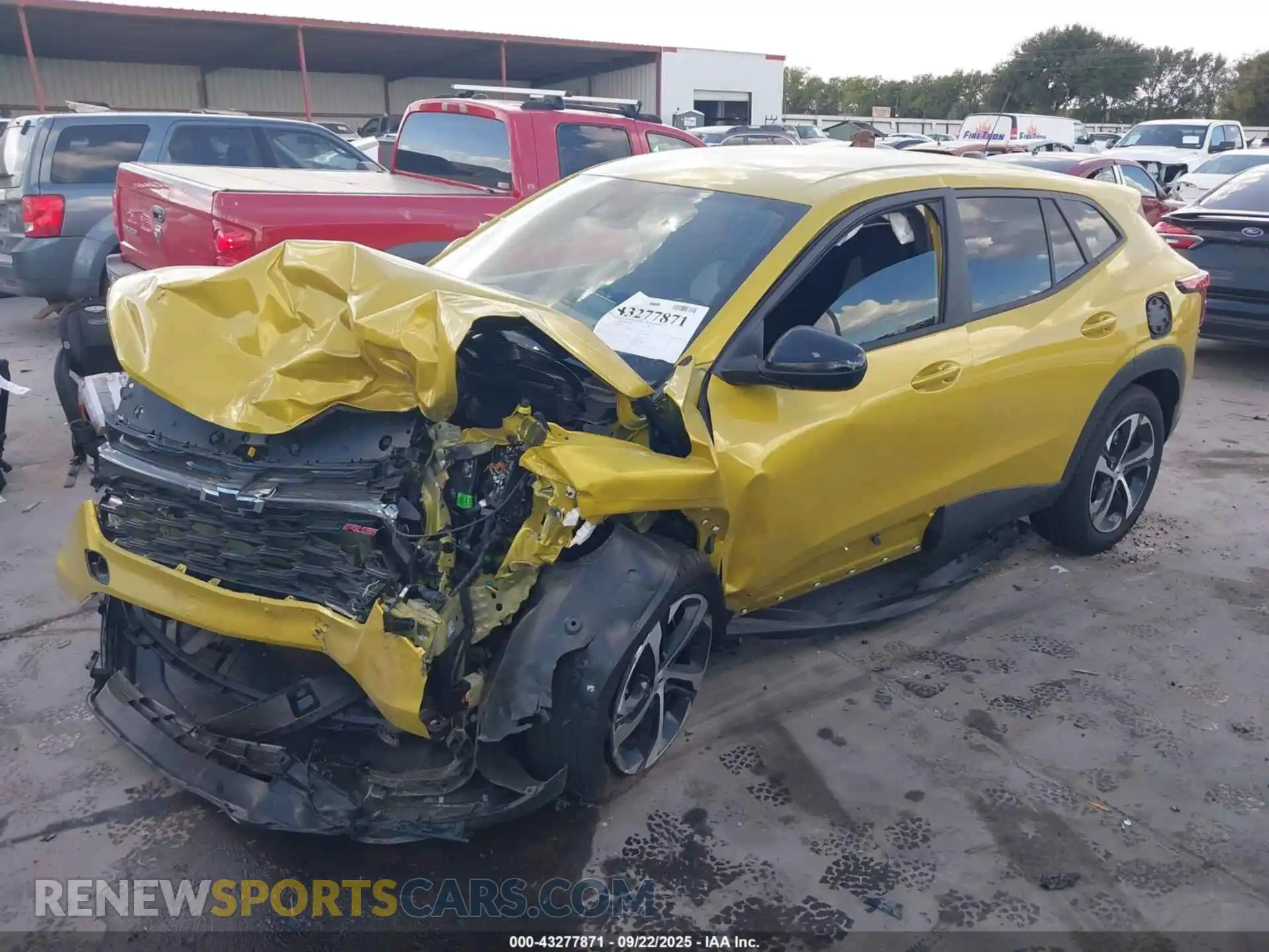 2 Photograph of a damaged car KL77LGEP4SC275549 CHEVROLET TRAX 2025