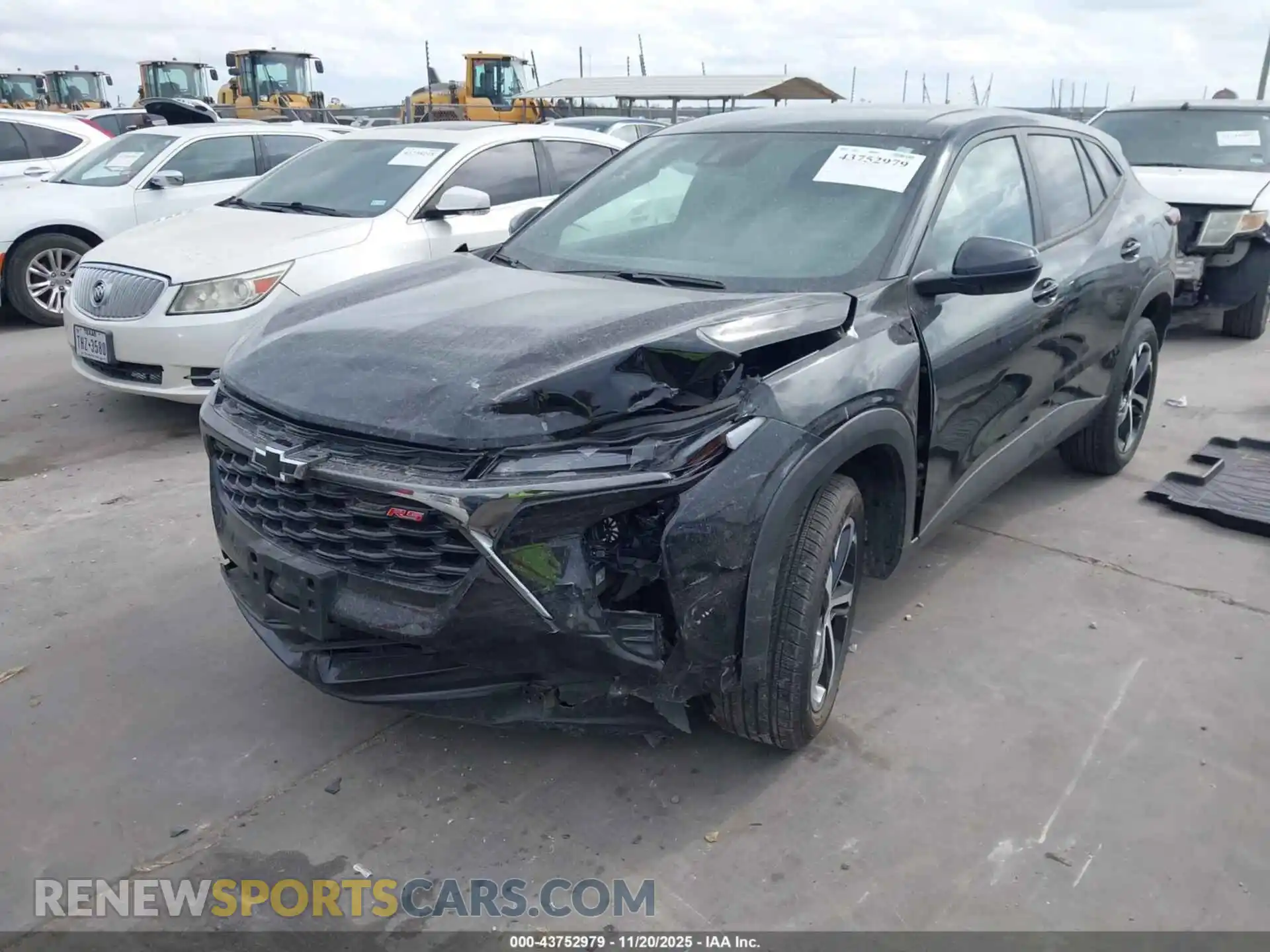 2 Photograph of a damaged car KL77LGEP4SC315208 CHEVROLET TRAX 2025