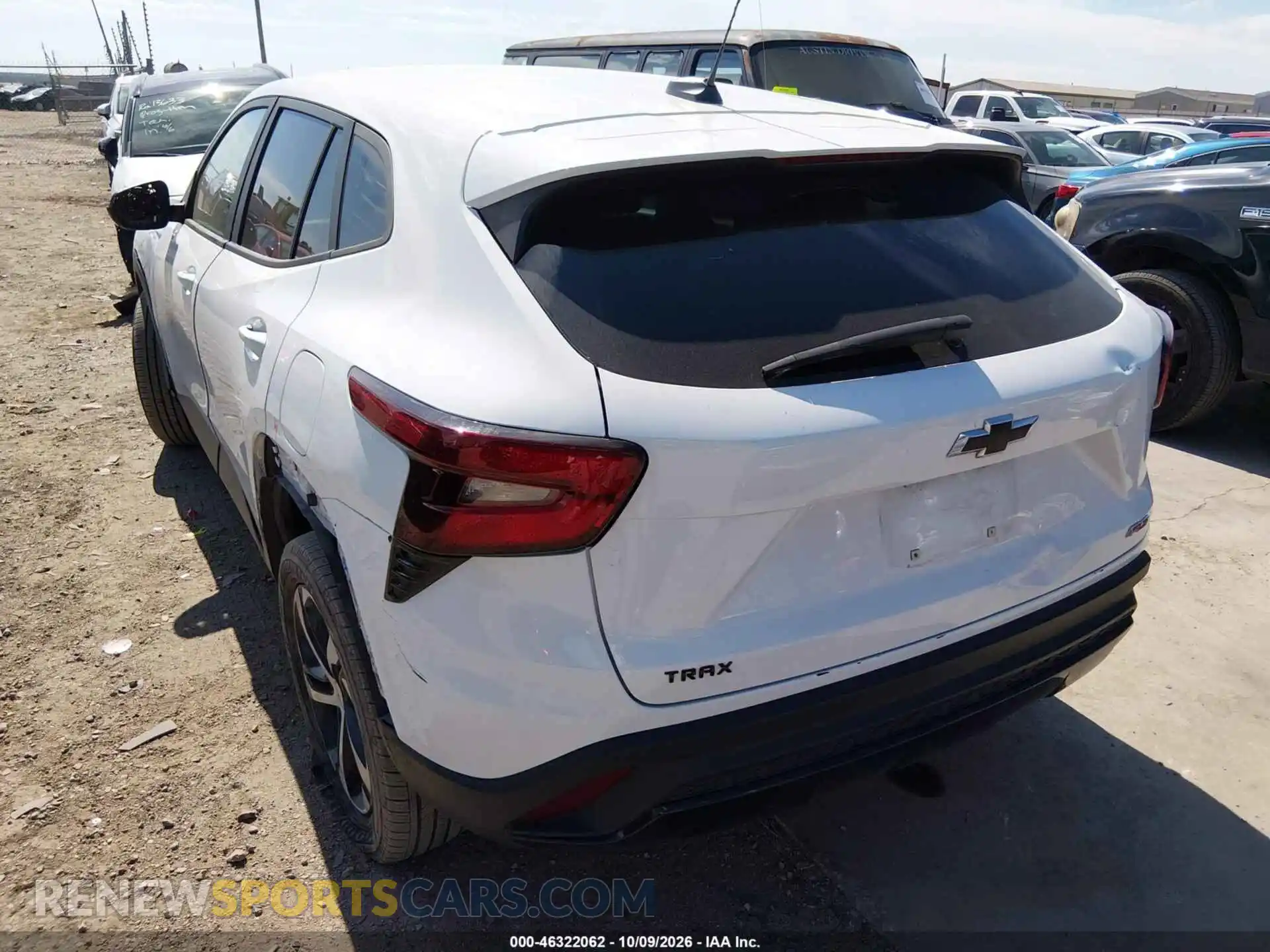 3 Photograph of a damaged car KL77LGEP5SC024054 CHEVROLET TRAX 2025