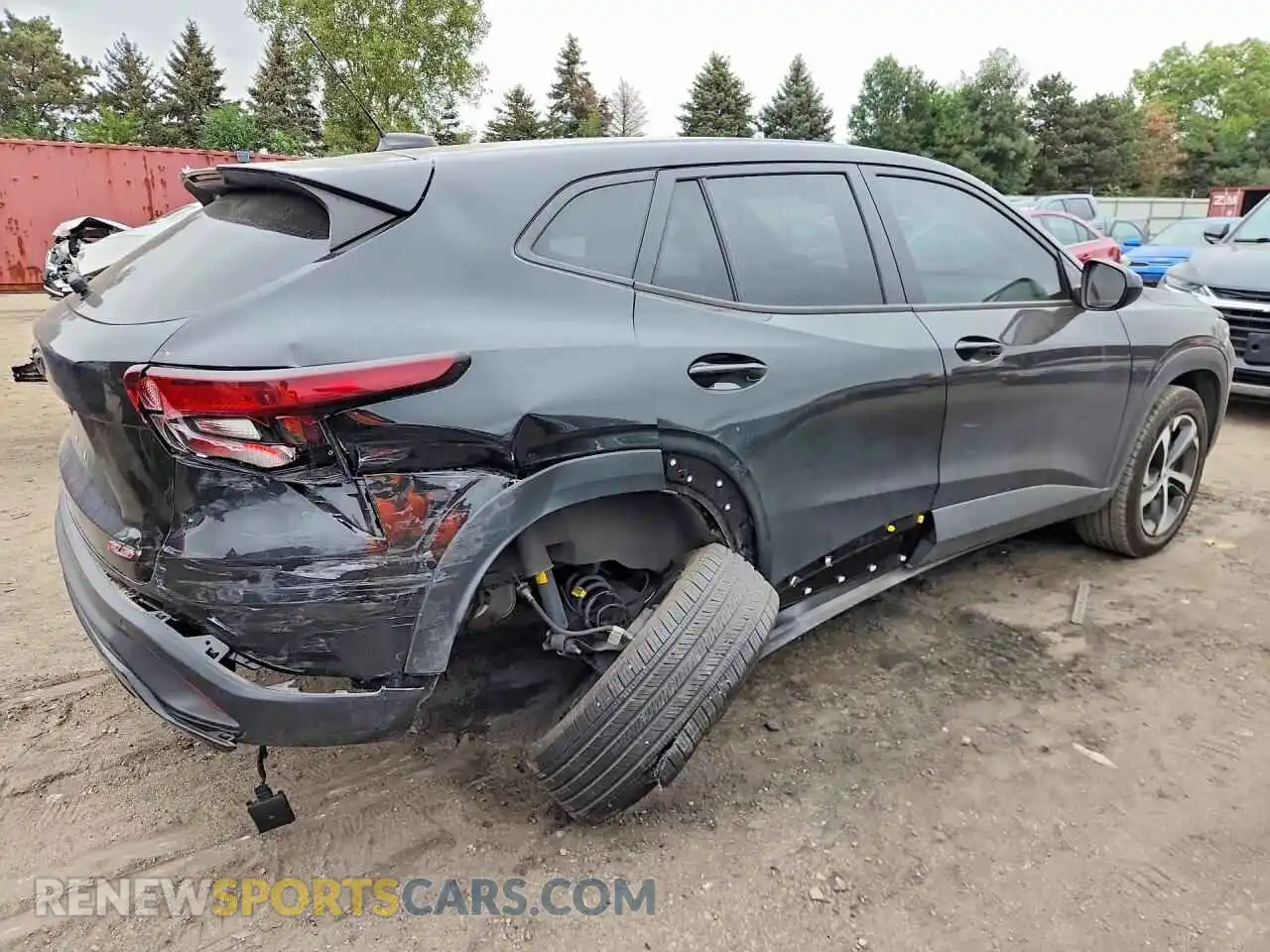 3 Photograph of a damaged car KL77LGEP5SC032669 CHEVROLET TRAX 2025