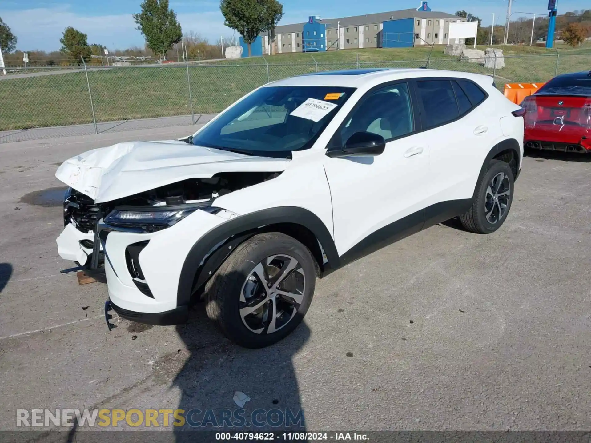 2 Photograph of a damaged car KL77LGEP5SC102395 CHEVROLET TRAX 2025