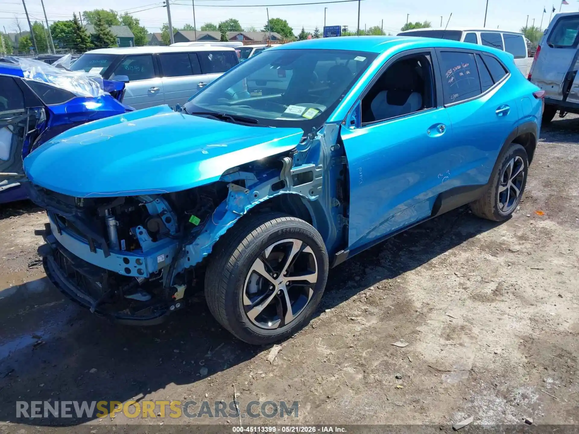 2 Photograph of a damaged car KL77LGEP5SC152763 CHEVROLET TRAX 2025