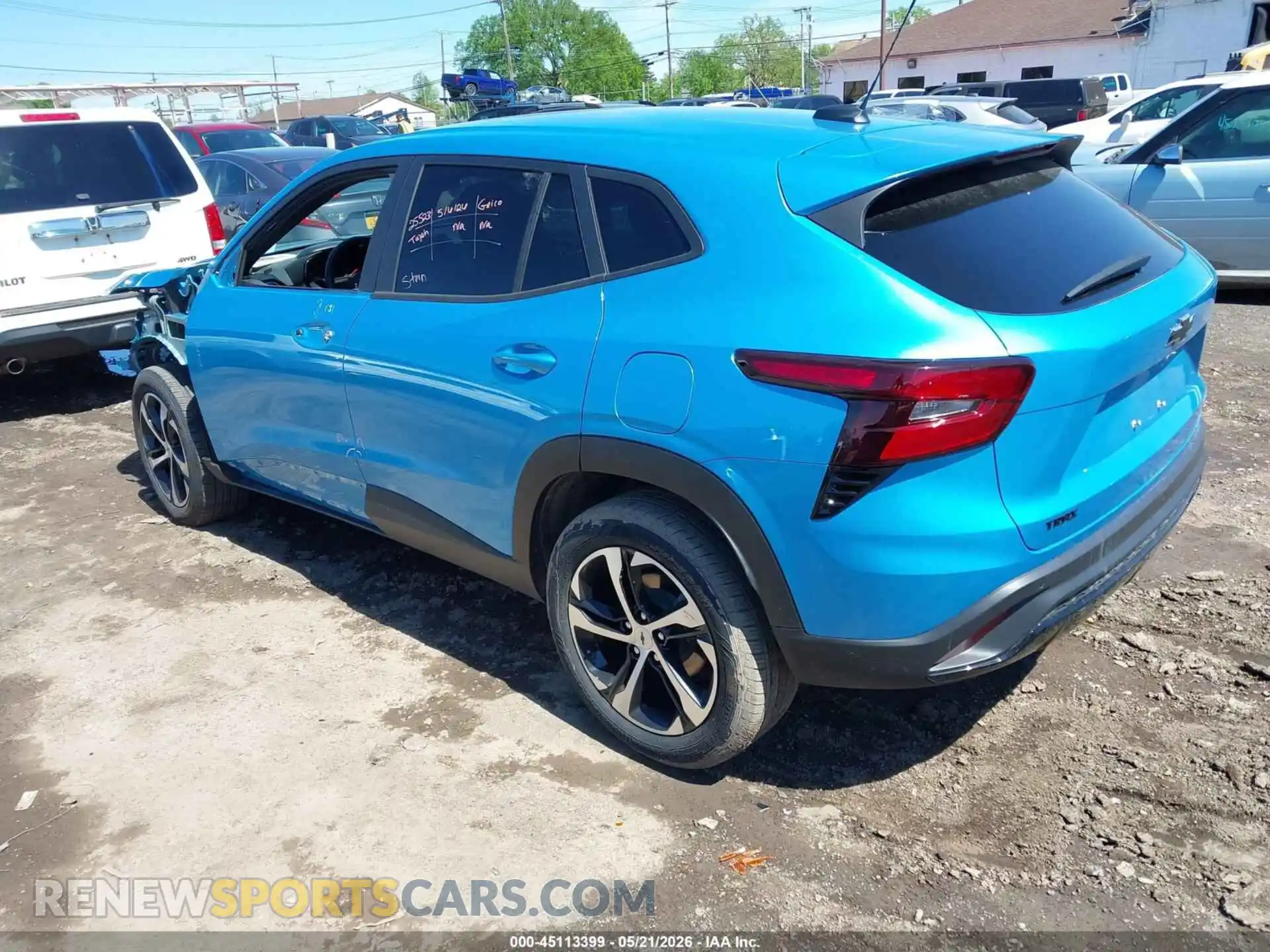 3 Photograph of a damaged car KL77LGEP5SC152763 CHEVROLET TRAX 2025