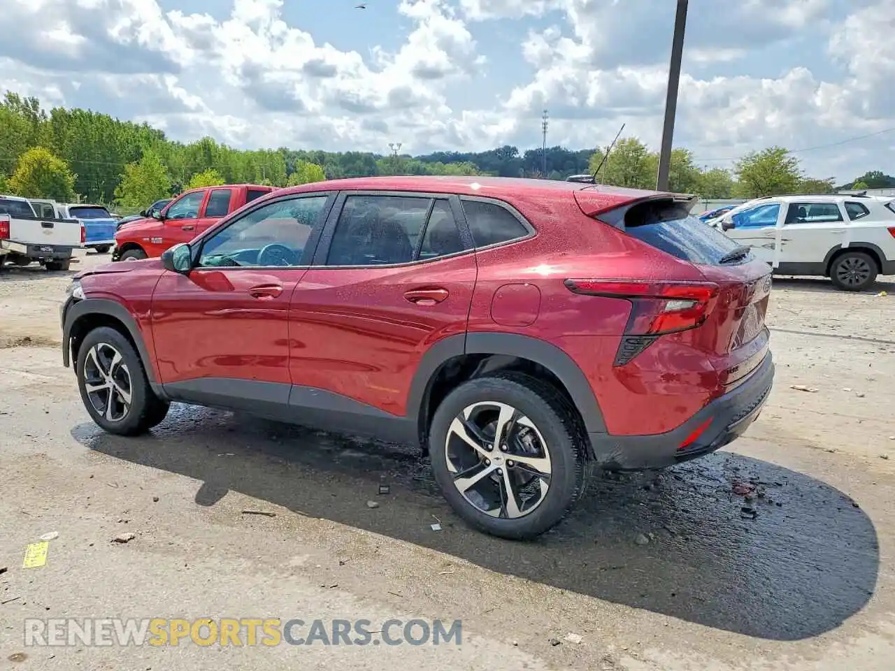2 Photograph of a damaged car KL77LGEP5SC295213 CHEVROLET TRAX 2025