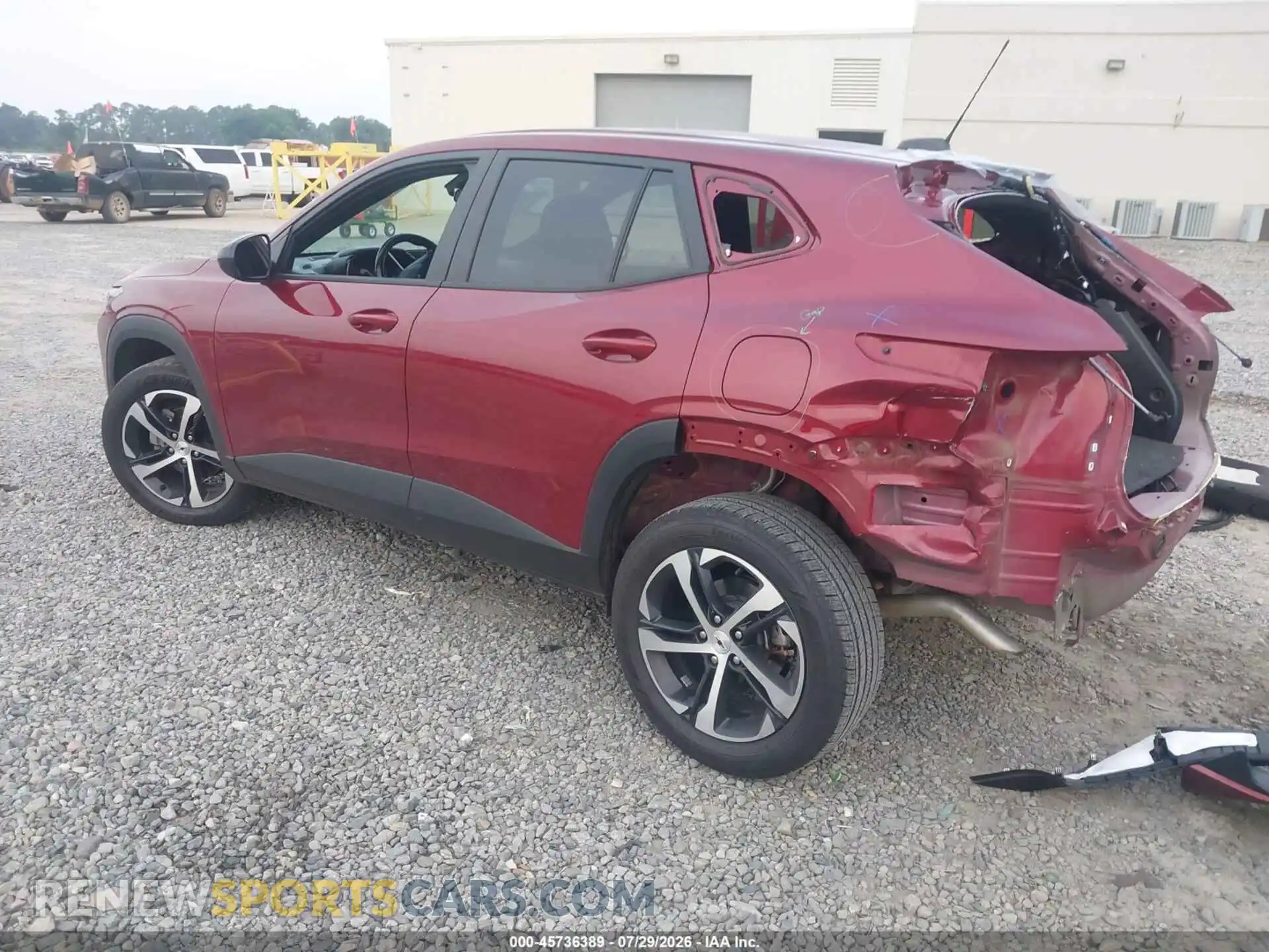 3 Фотография поврежденного автомобиля KL77LGEP6SC000443 CHEVROLET TRAX 2025