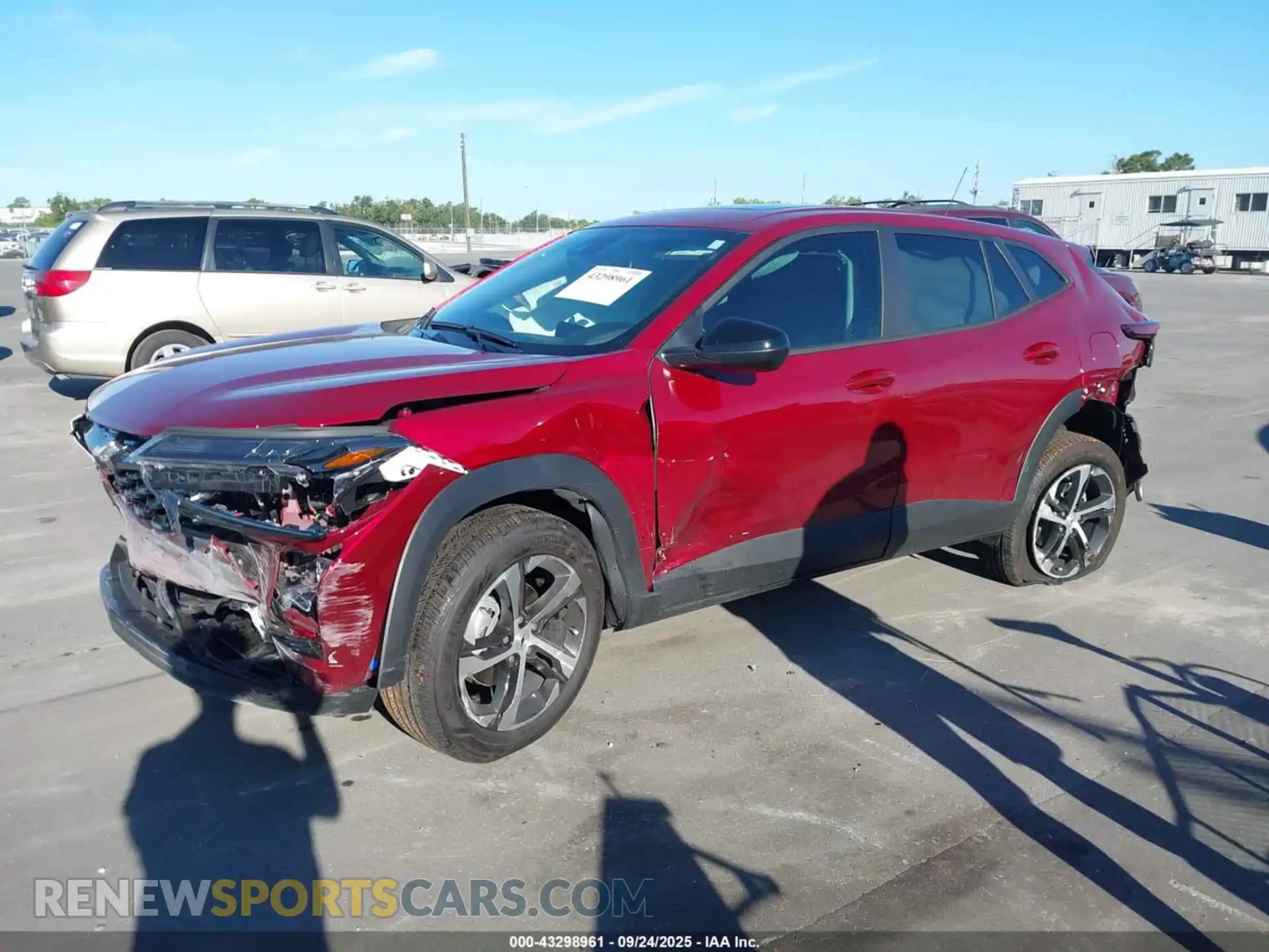 2 Photograph of a damaged car KL77LGEP6SC253763 CHEVROLET TRAX 2025