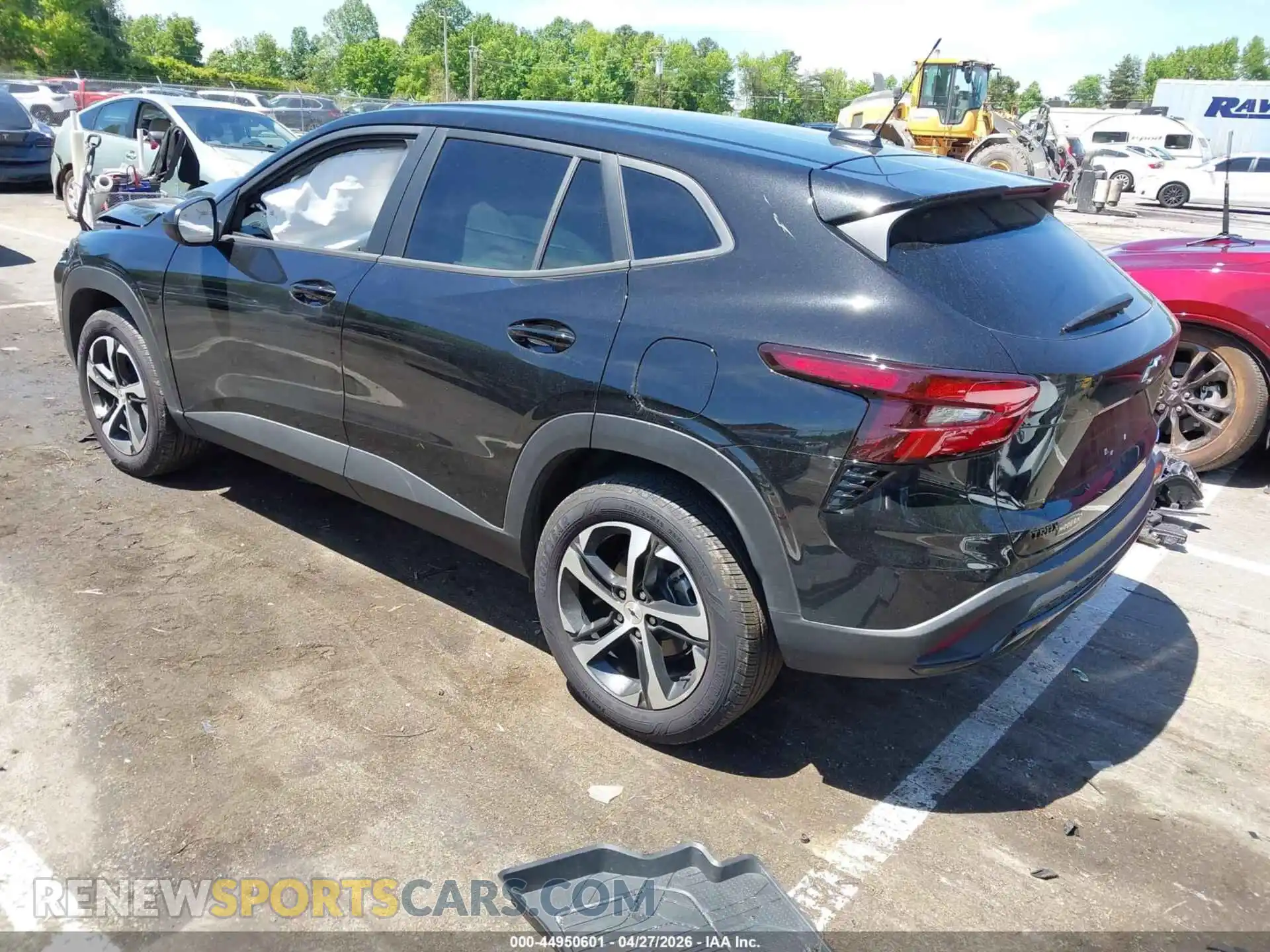 3 Photograph of a damaged car KL77LGEP6SC330003 CHEVROLET TRAX 2025