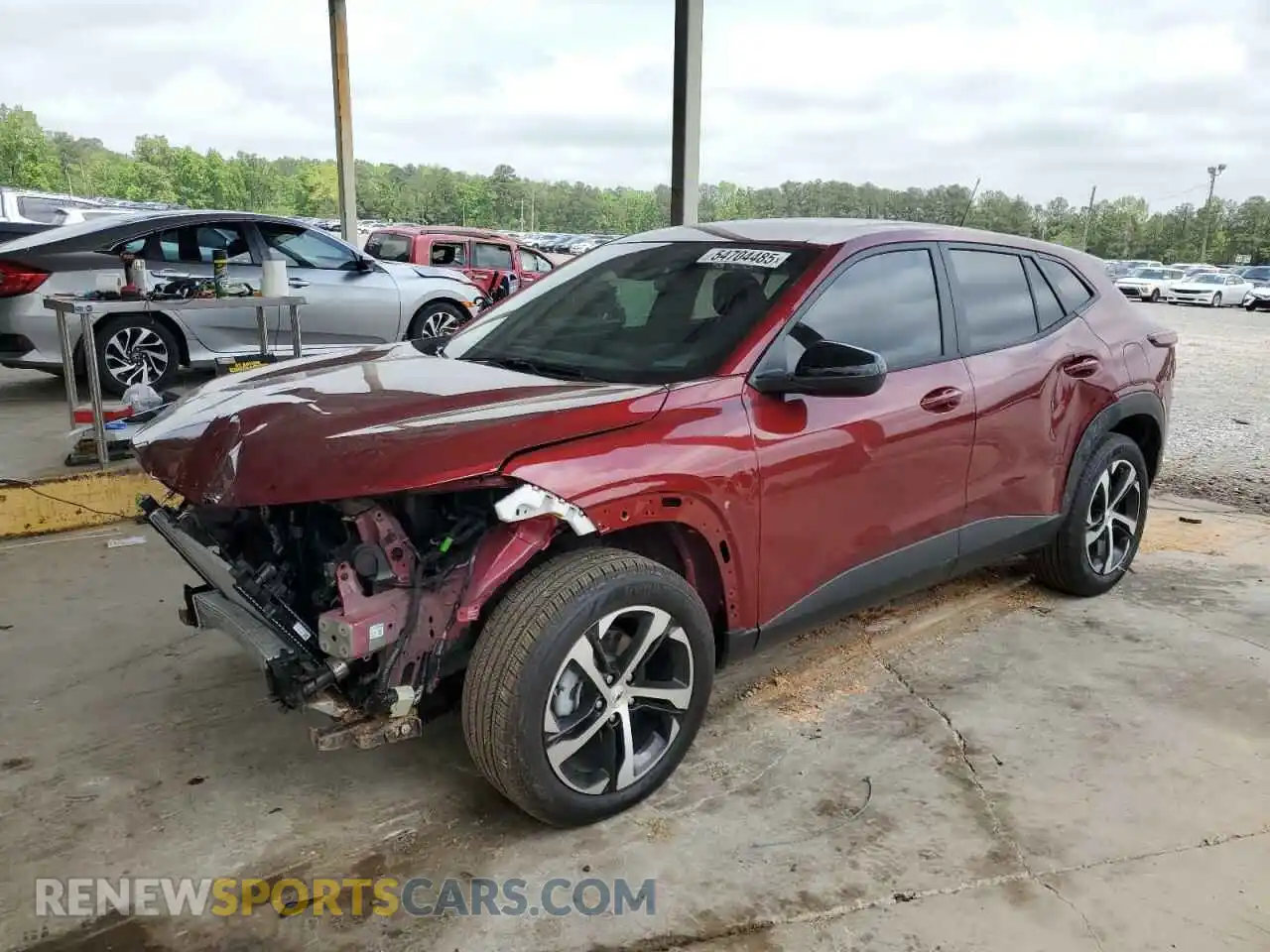 1 Photograph of a damaged car KL77LGEP7SC106710 CHEVROLET TRAX 2025