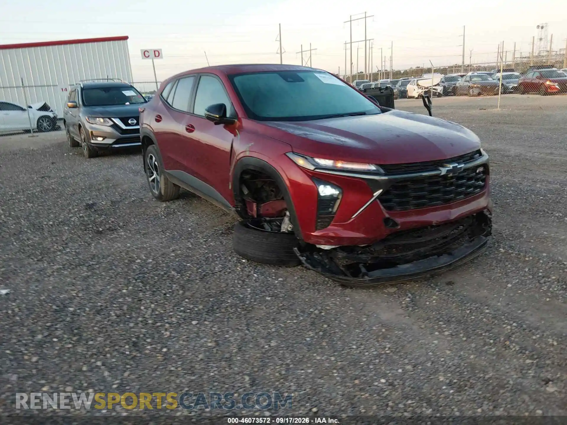 1 Photograph of a damaged car KL77LGEP7SC193928 CHEVROLET TRAX 2025