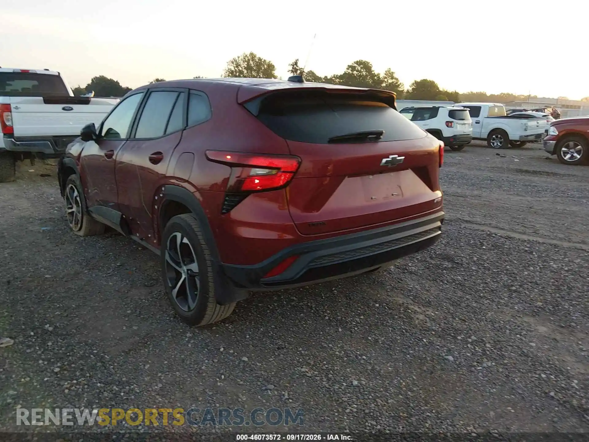 3 Photograph of a damaged car KL77LGEP7SC193928 CHEVROLET TRAX 2025