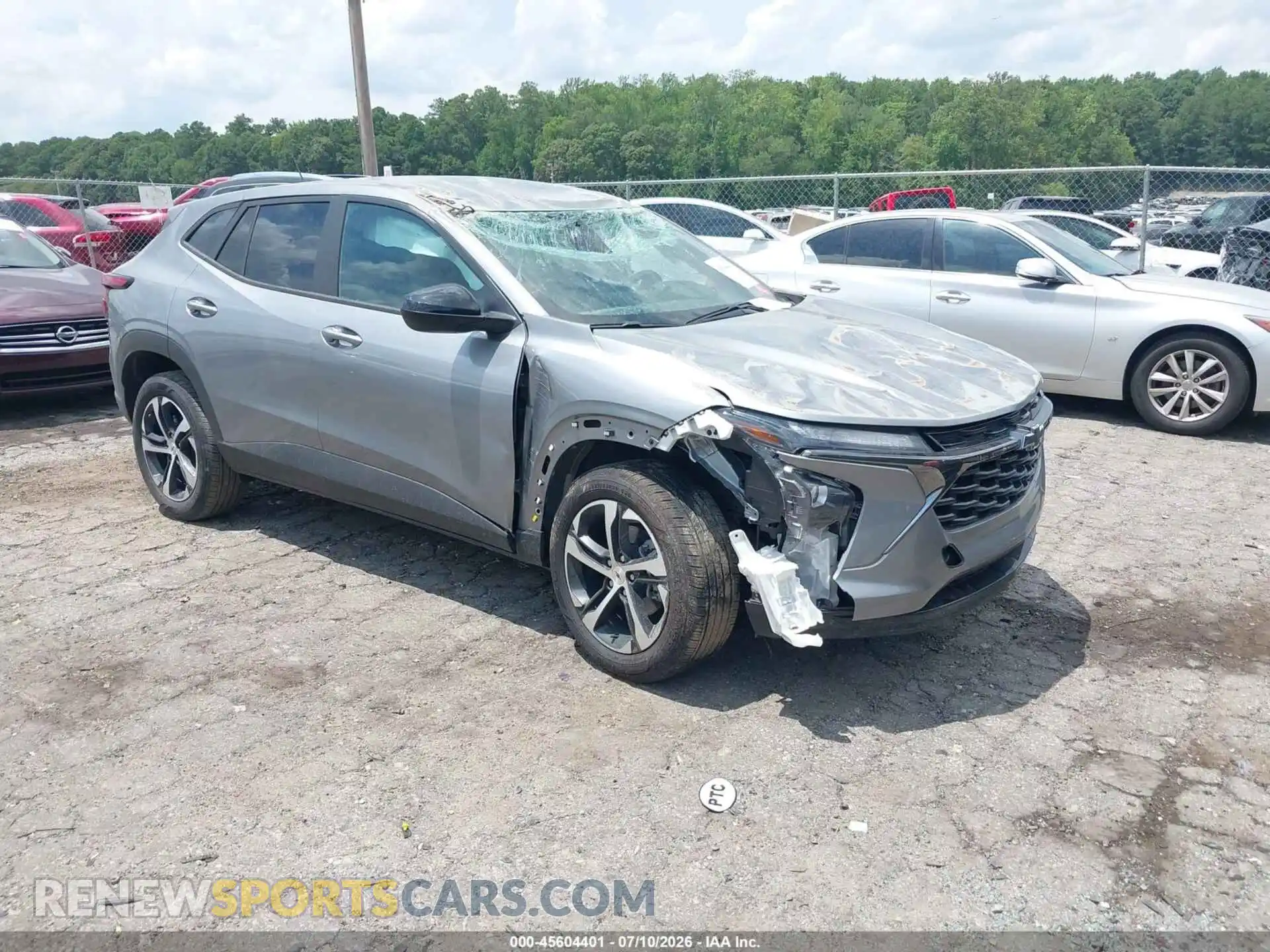 1 Photograph of a damaged car KL77LGEP7SC252878 CHEVROLET TRAX 2025