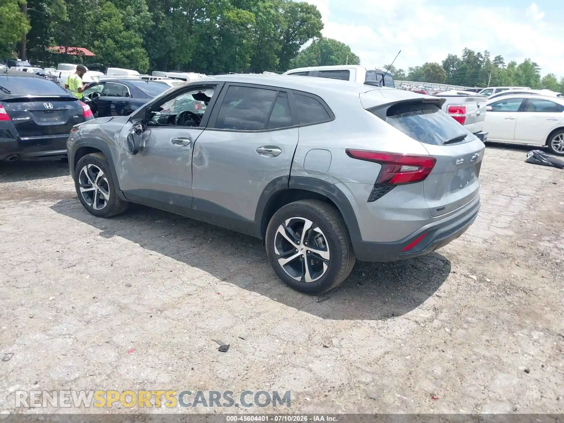 3 Photograph of a damaged car KL77LGEP7SC252878 CHEVROLET TRAX 2025