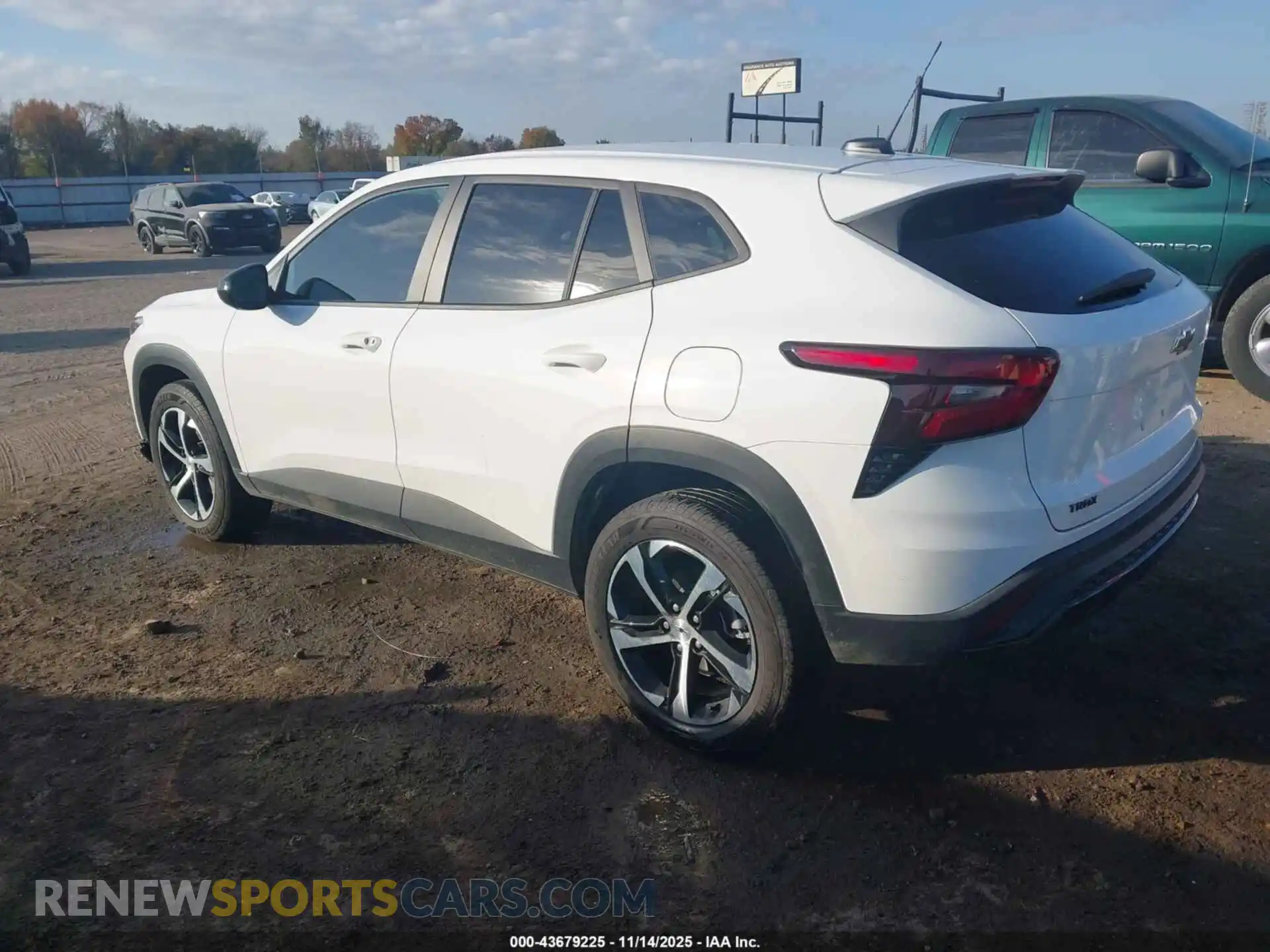 3 Photograph of a damaged car KL77LGEP7SC255067 CHEVROLET TRAX 2025