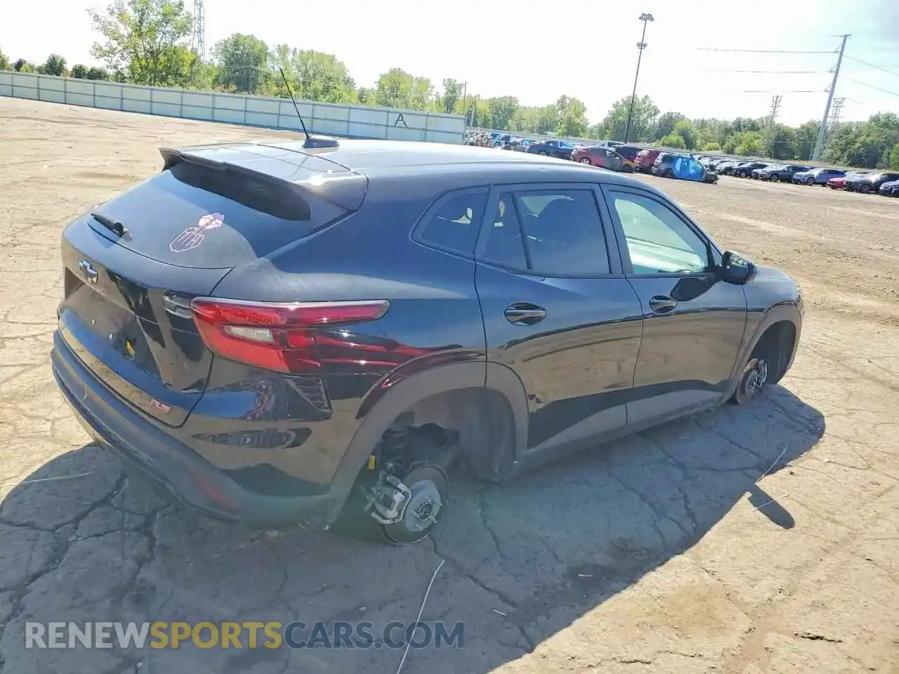 3 fotografías del automóvil dañado KL77LGEP7SC265839 CHEVROLET TRAX 2025