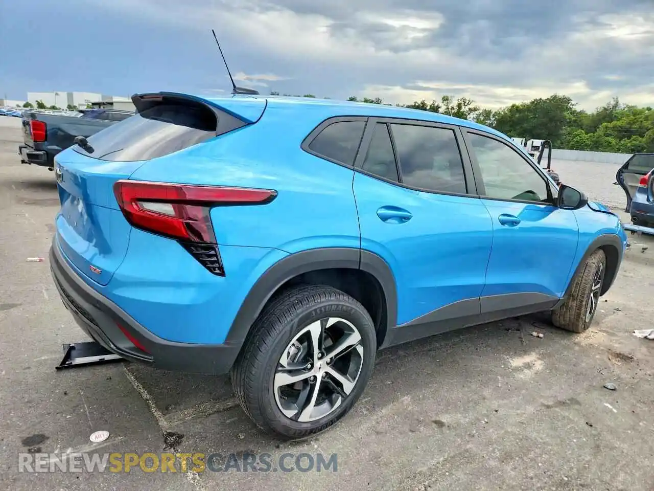 3 Photograph of a damaged car KL77LGEP7SC285492 CHEVROLET TRAX 2025