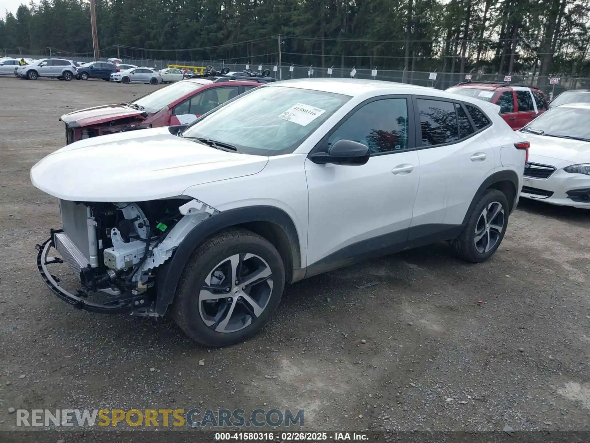 2 Фотография поврежденного автомобиля KL77LGEP8SC006938 CHEVROLET TRAX 2025