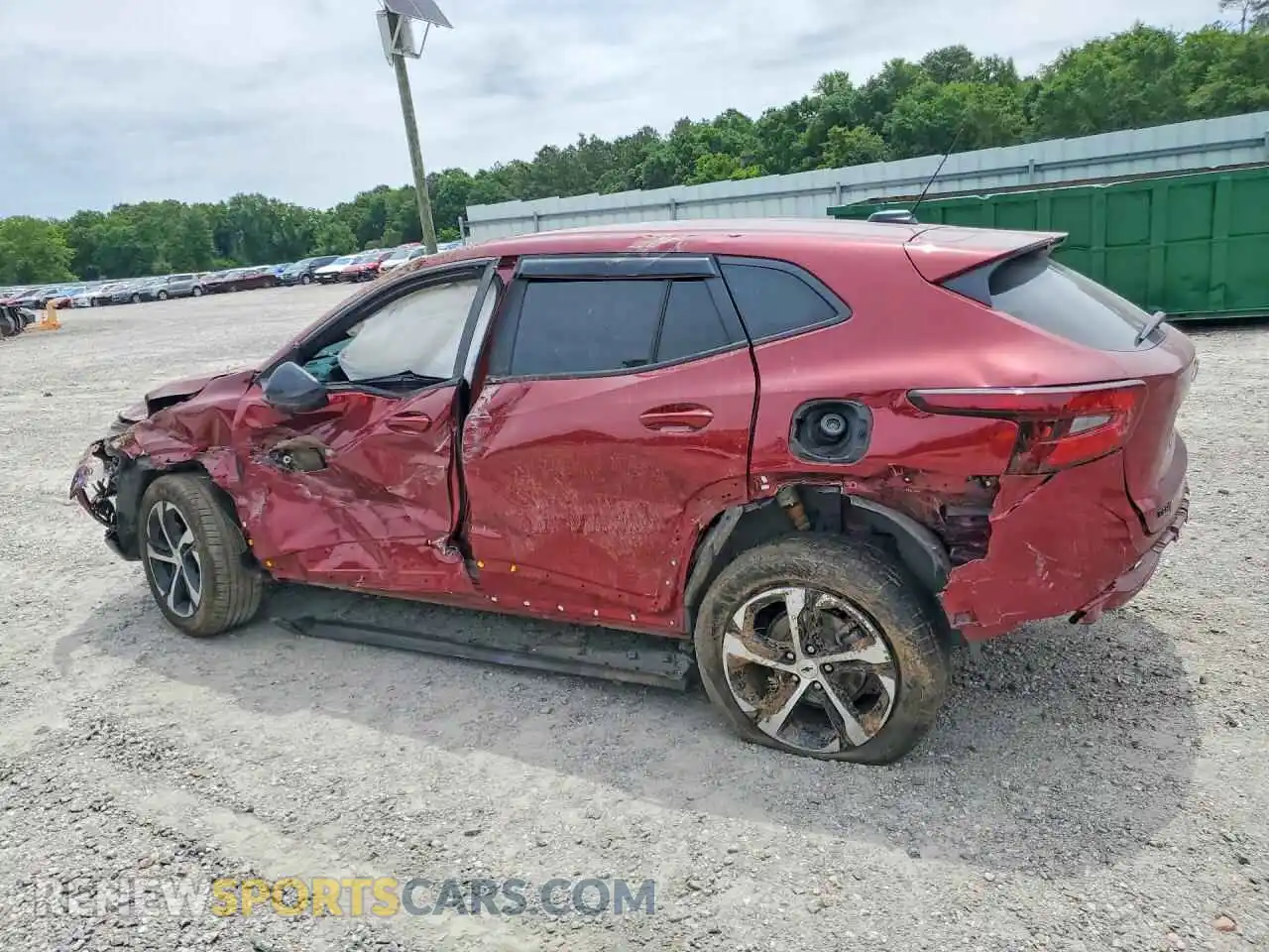 2 Photograph of a damaged car KL77LGEP8SC257684 CHEVROLET TRAX 2025