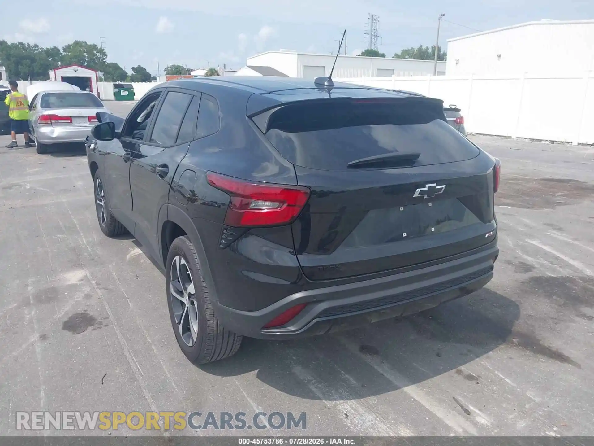 3 Photograph of a damaged car KL77LGEP8SC258172 CHEVROLET TRAX 2025