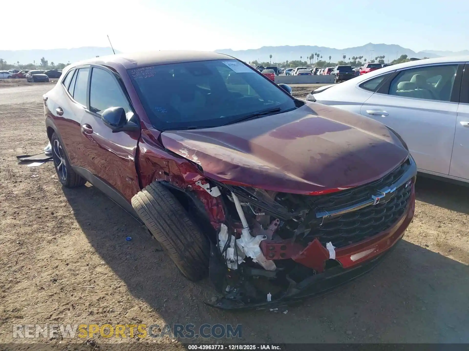 1 Photograph of a damaged car KL77LGEP8SC290717 CHEVROLET TRAX 2025